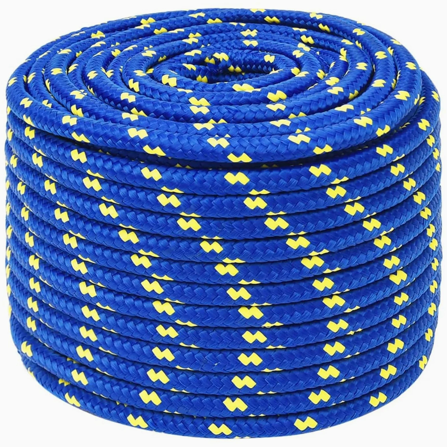 ZEYUAN Cuerda de Barco Polipropileno Azul 12 mm 100 m, Roll Drap, Cuerda Marina, Cuerda Tendedero, Cuerda Toldo Exterior, Cuerda De Lona, Cuerda Barco
