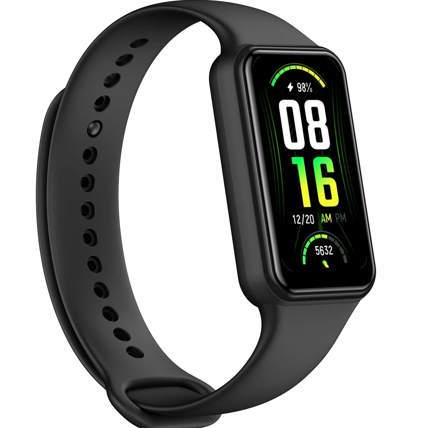 Amazfit Band 7 Rastreador Actividad Física Pantalla Siempre Activa Alexa Incorporado 18 días Duración de la Batería Monitoreo de Frecuencia Cardíaca y SPO₂ Resistente al Agua 5 ATM 120 Modo Deportivo | Pantalla Siempre Activa, Alexa Incorporado, 18 días D