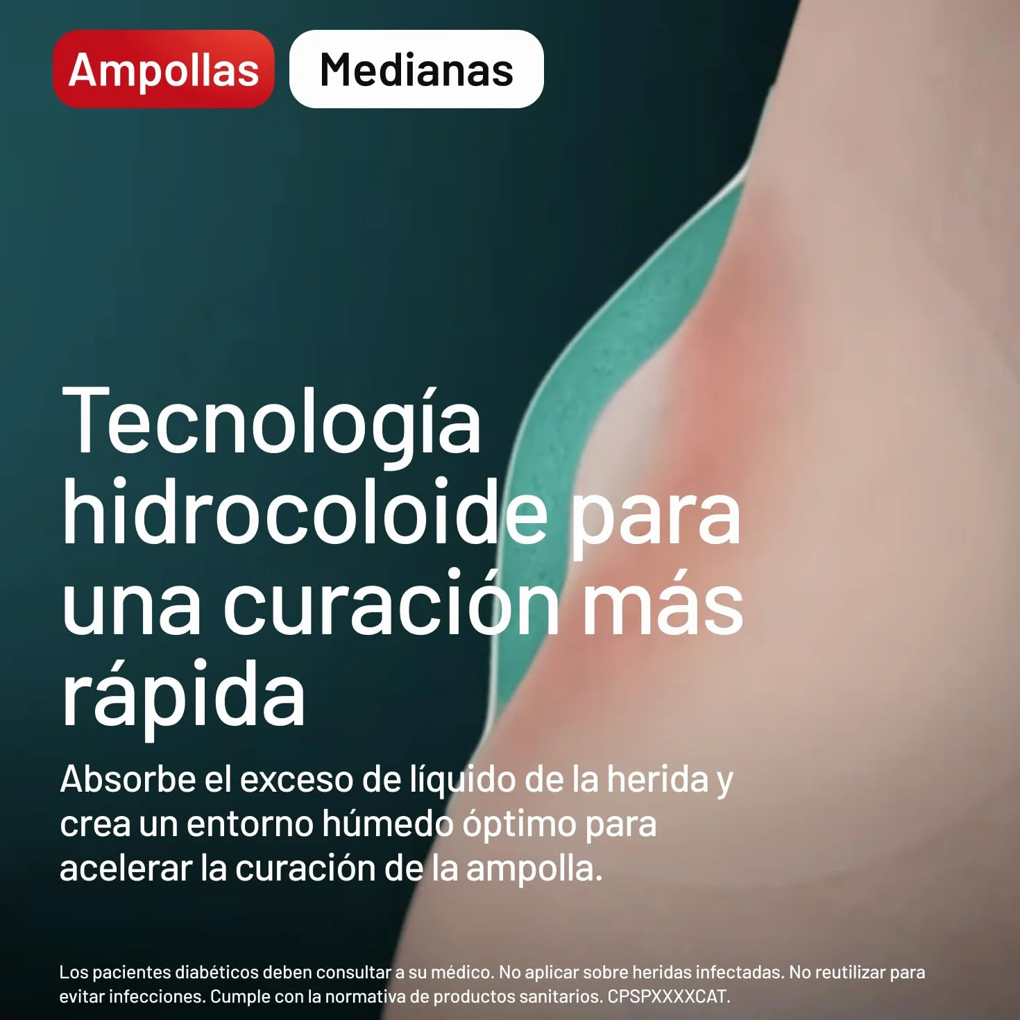 COMPEED Ampollas Medianas Protección Contra Rozaduras Pack 10 uds