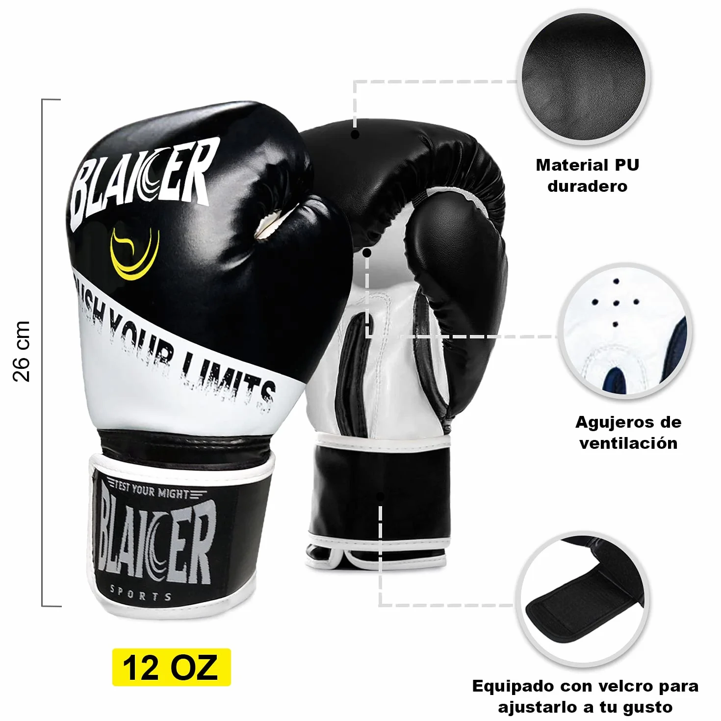 Sacco da Boxe non Imbottito Dotato di Guantoni da Boxe, Corda per Saltare, Bende da Boxe, Catena, Supporto e Sistema di Allenamento in Sospensione - Kit Completo per Palestra in Casa