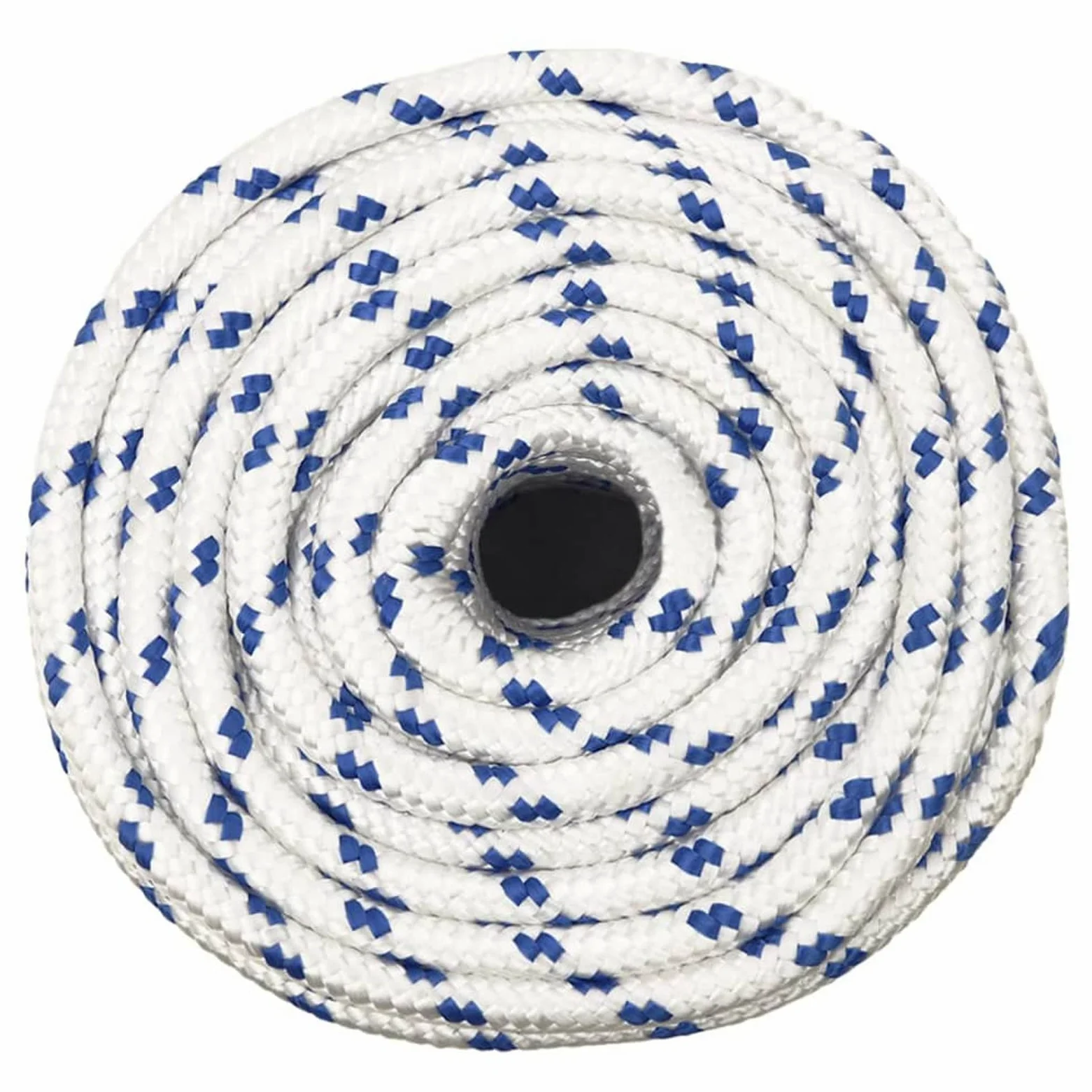 ZEYUAN Cuerda de Barco Polipropileno Blanco 12 mm 100 m, Roll Drap, Cuerda Marina, Cuerda Tendedero, Cuerda Toldo Exterior, Cuerda De Lona, Cuerda Barco