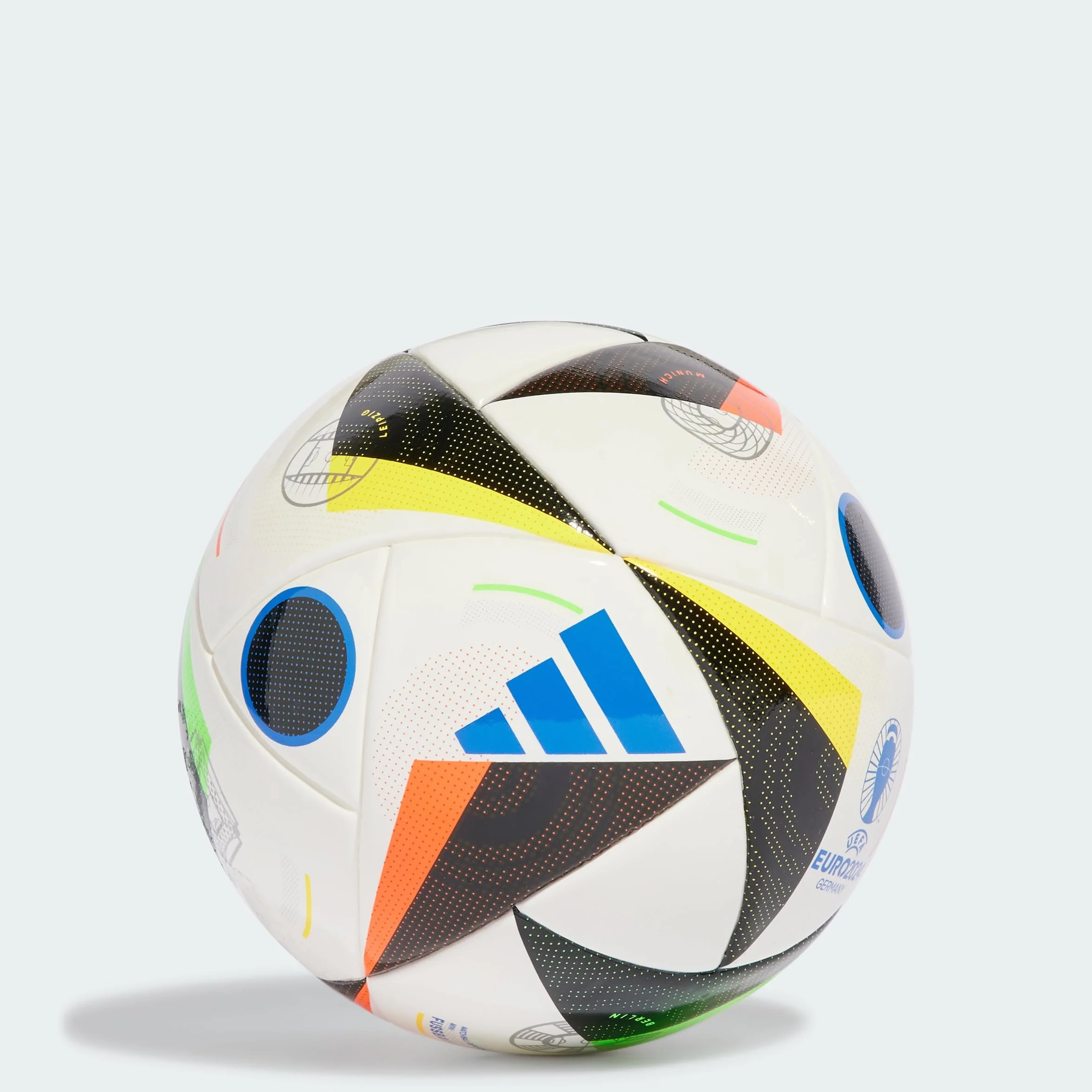 adidas Euro24 Mini White/Black/Globlu Talla Única