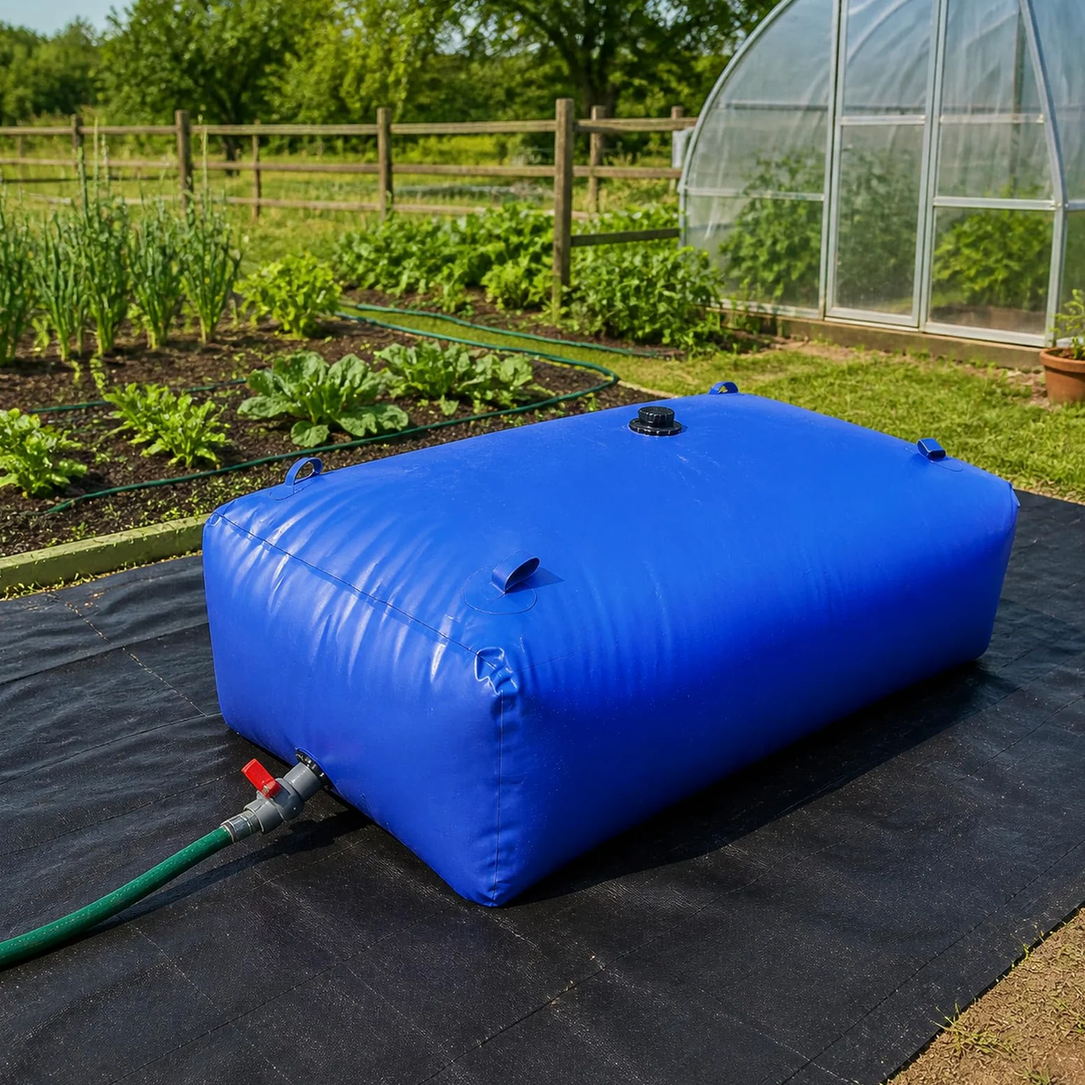 Tanque De Agua Plegable,DepóSito De Agua Plegable con Grifo,Contenedor De Agua PortáTil De Gran Capacidad,Costuras Reforzadas,para Transporte De LíQuidos para JardíN