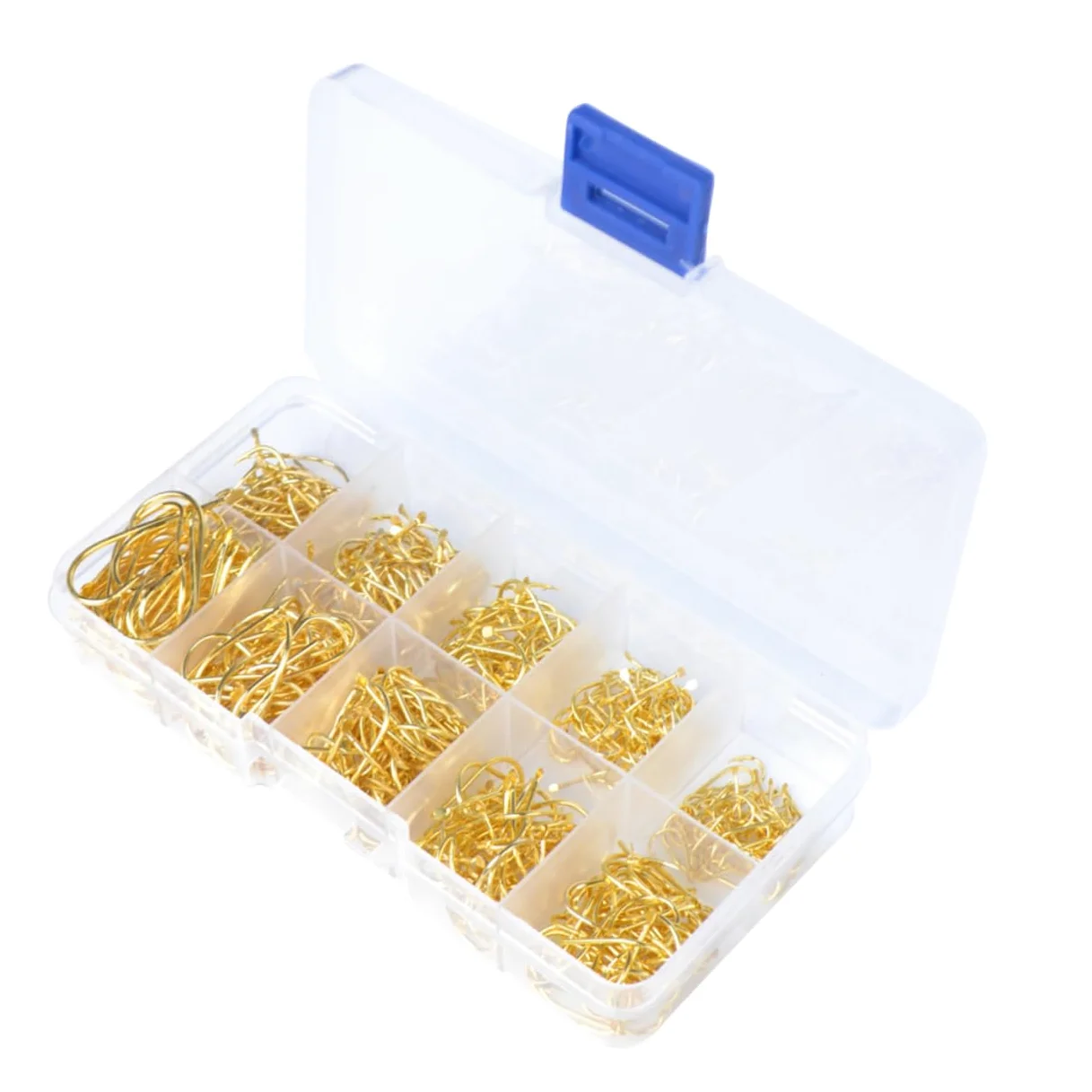 SUPVOX Caja De Anzuelos De Pesca De Accesorios De Pesca Dorados para Actividades Al Aire