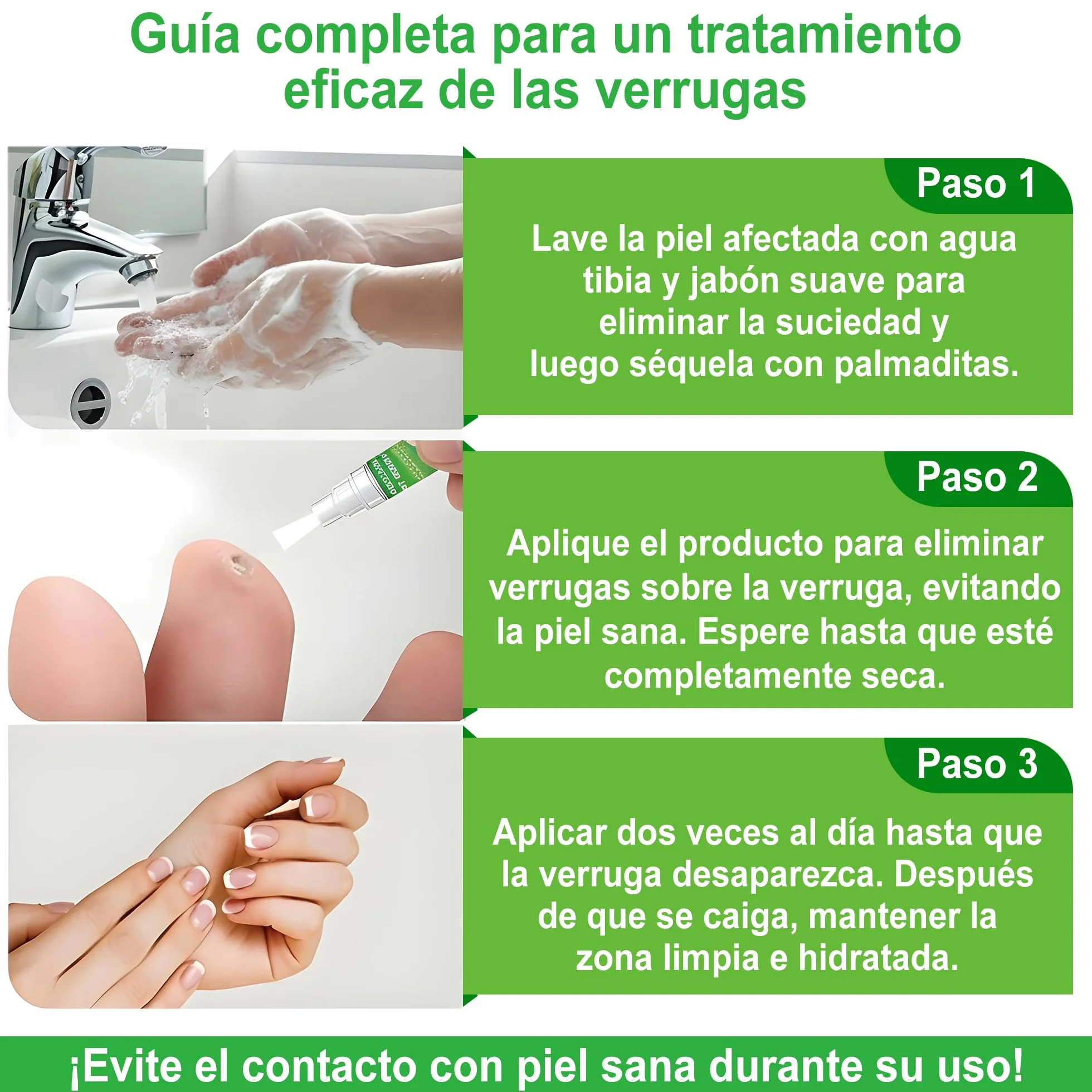 Kit para eliminar verrugas de 4 ml, eficaz para rostro, cuerpo y manos