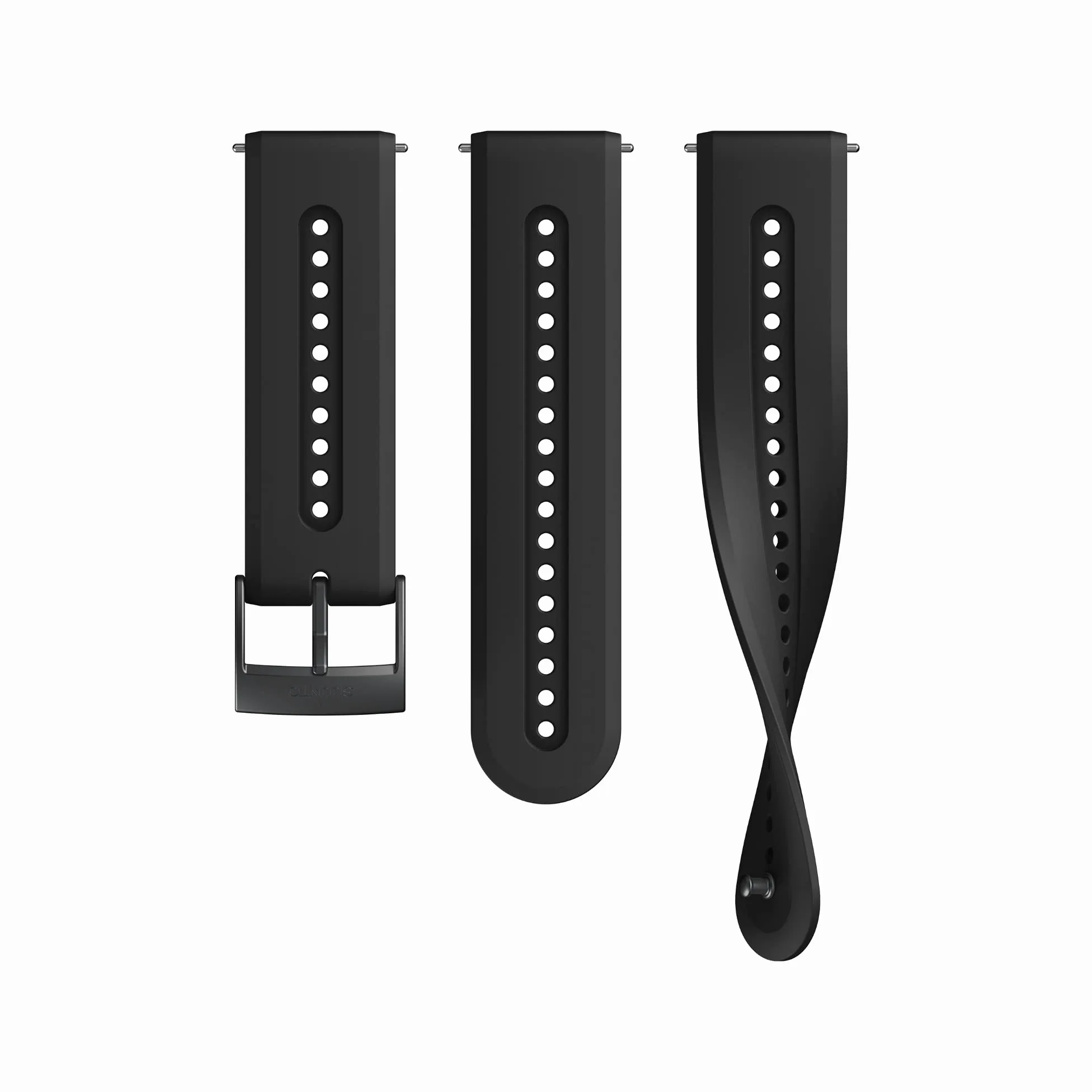 Suunto 24 ATH7 Silicona Correa Charcoal Blk S+M