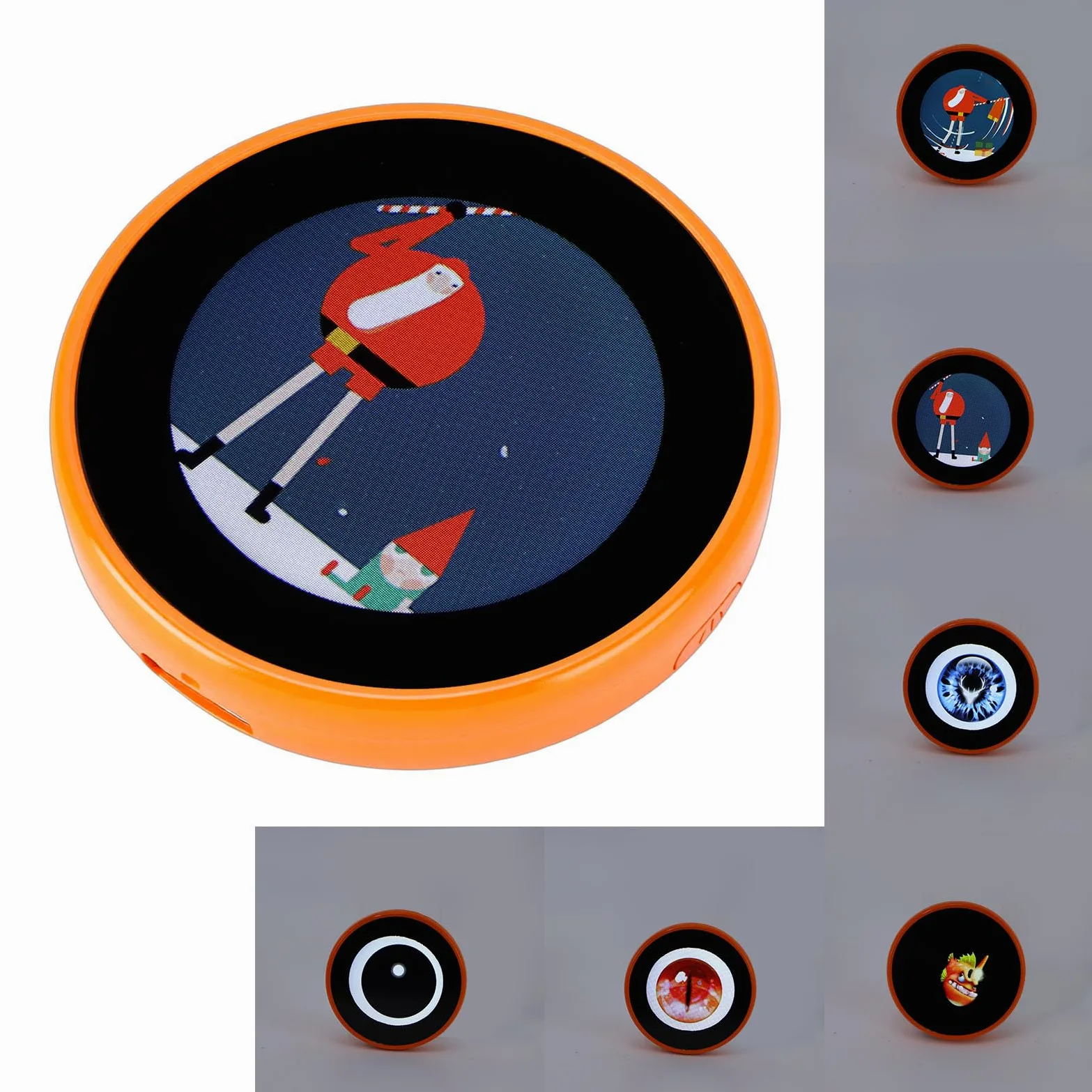 Luz Trasera de Bicicleta con Pantalla HD de 1,9 Pulgadas para Conducción Nocturna, Luces de Bicicleta con Control Táctil, Soporte GIF Conexión Inalámbrica Luces Traseras de