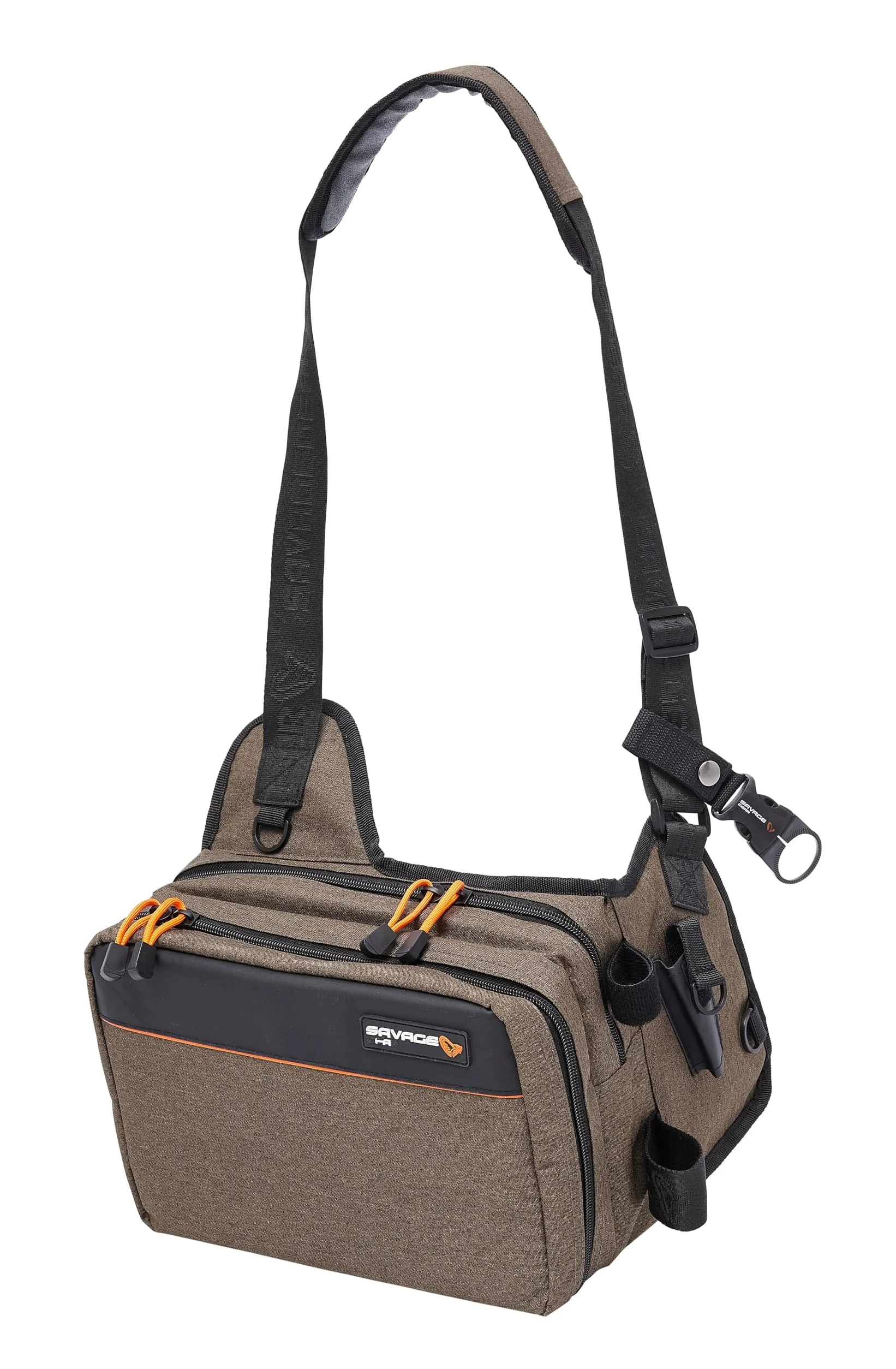 Savage Gear Specialist Sling Bag - Ligera Bolsa de Equipo de Pesca para Pescadores móviles, Almacenamiento de señuelos con protección UV Pesca de Orilla y de Banco 8L