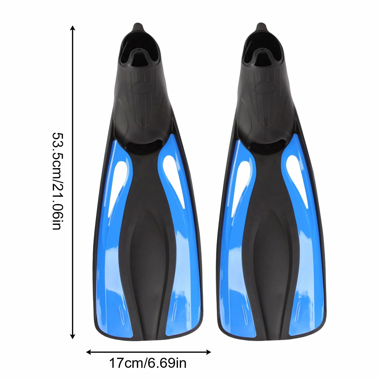 Aletas de natación para adultos, aletas de bolsillo para esnórquel de pie completo | 1 par de aletas ajustables para equipo de entrenamiento de buceo al aire libre para mujeres, hombres