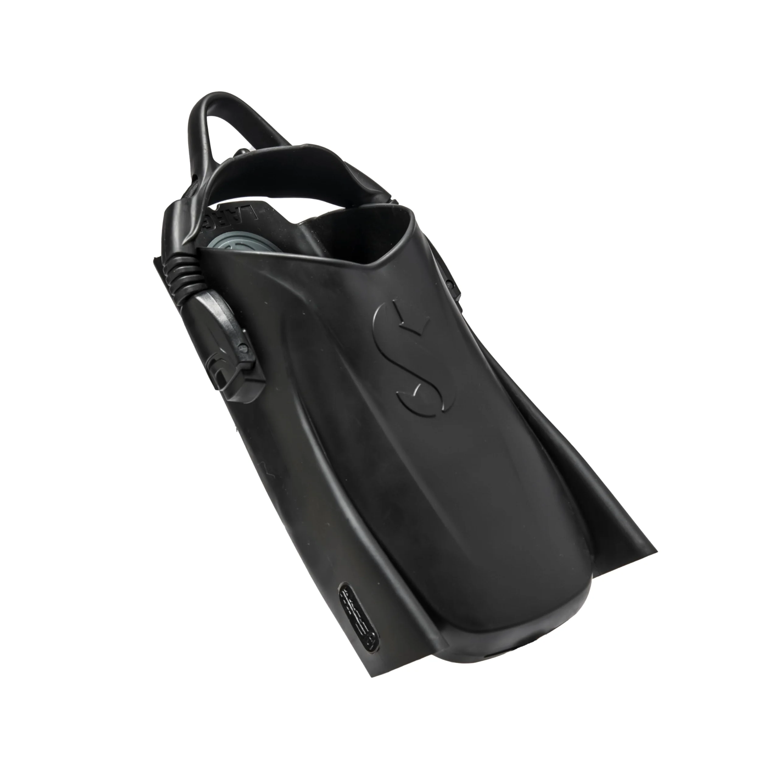SCUBAPRO Sistema modular de aleta con bolsillo de talón abierto para buceo, mediano, negro