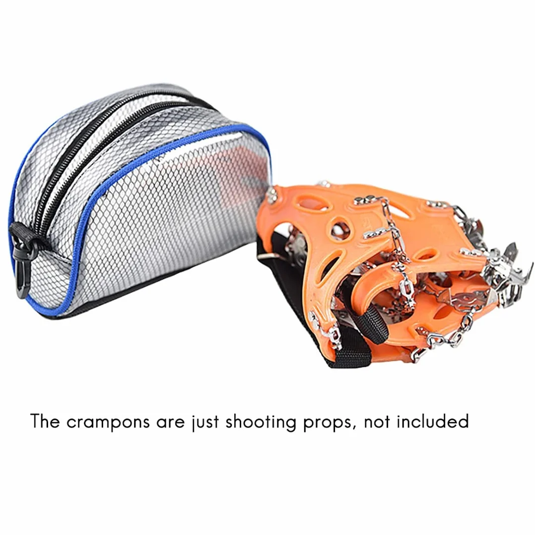 Bolsa para crampones resistente al desgaste, resistente a arañazos, accesorios pesados, bolsas de almacenamiento para montañismo