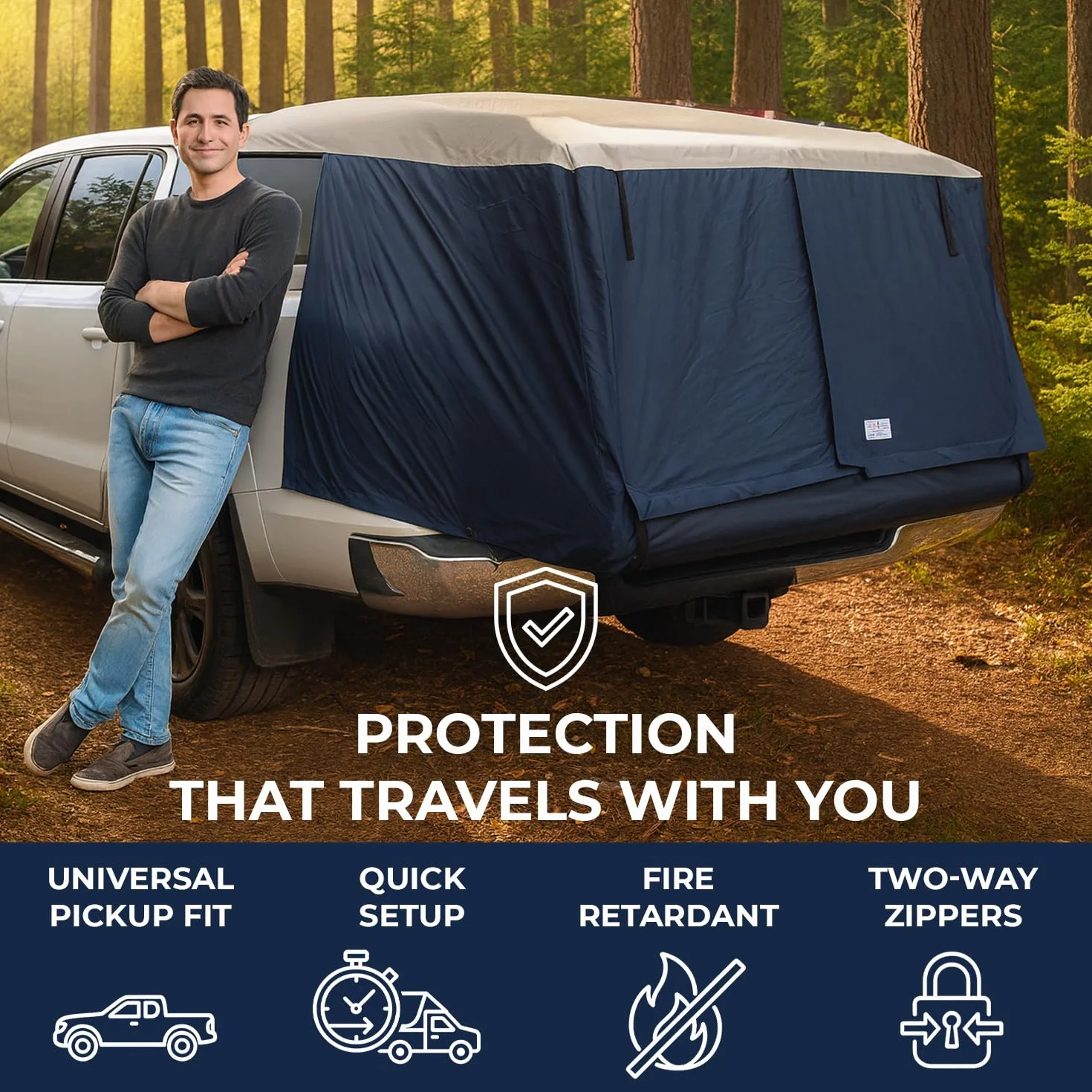 DAC Mid - Size Truck Tent by Dac Inc.-Vehicle Tents