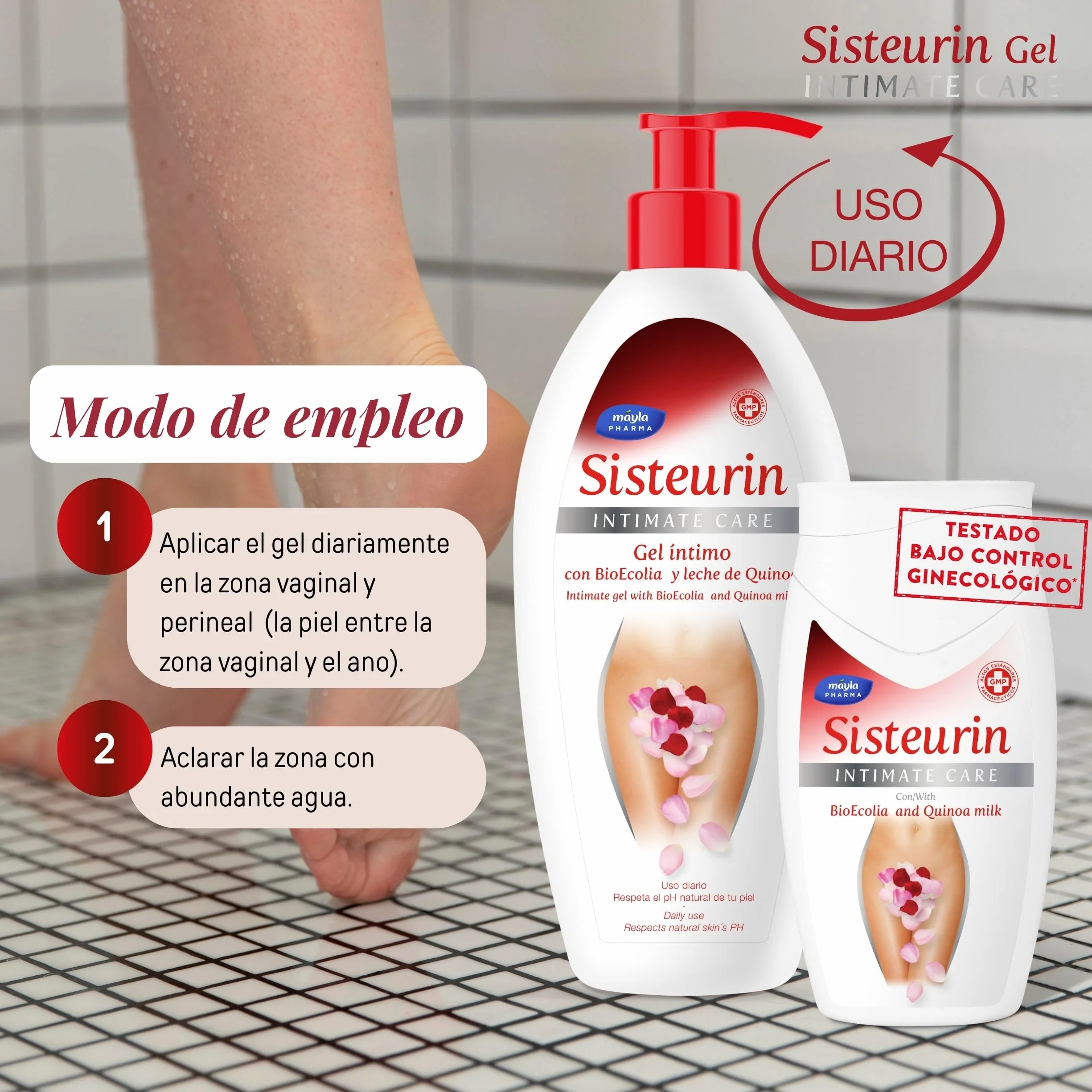 Higiene Íntima Gel 500ml Alivia Picor Prevención Reinfecciones Vaginales Urinarias