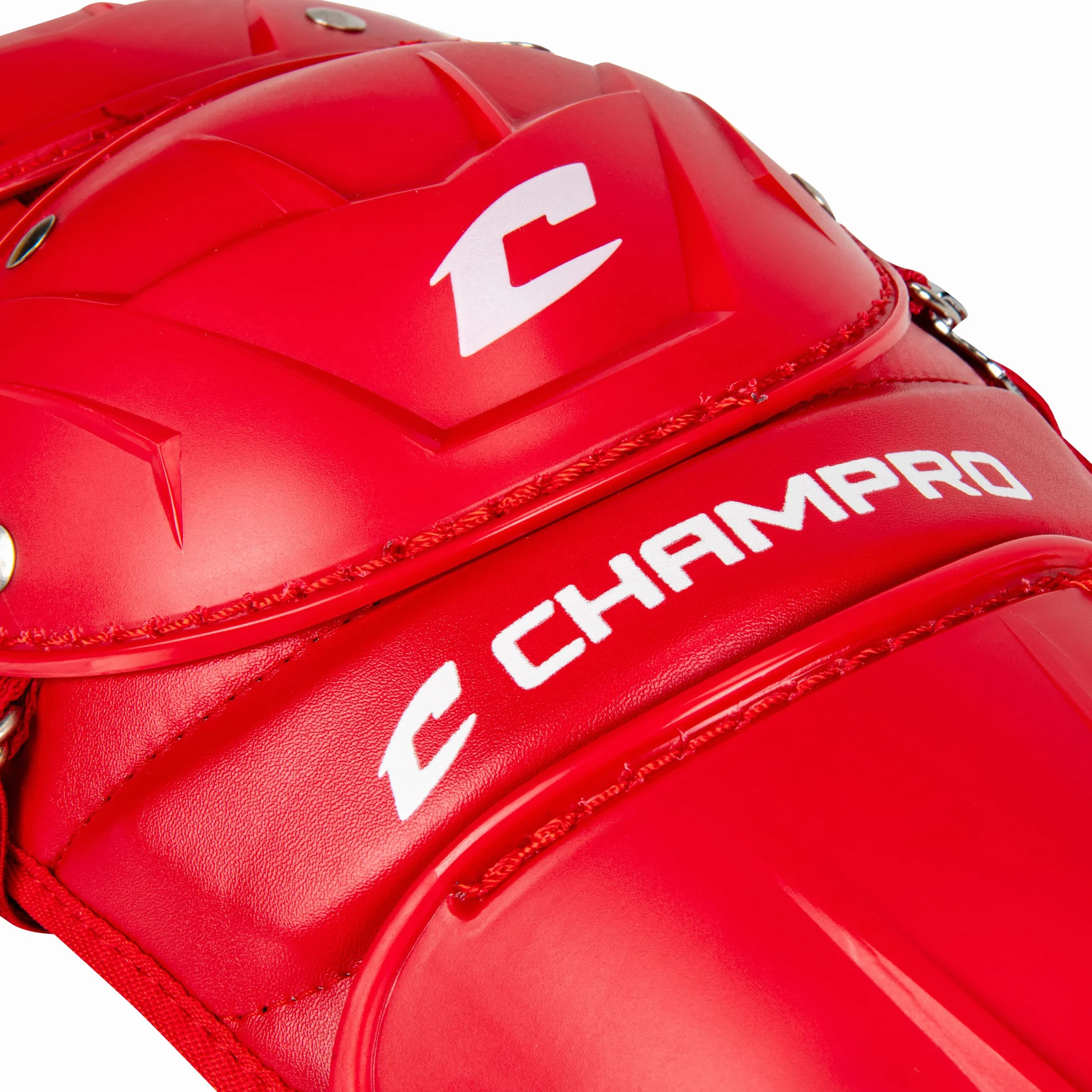 Champro Optimus MVP - Protectores de piernas para atascador de béisbol con doble rodilla, 16,5 pulgadas de longitud