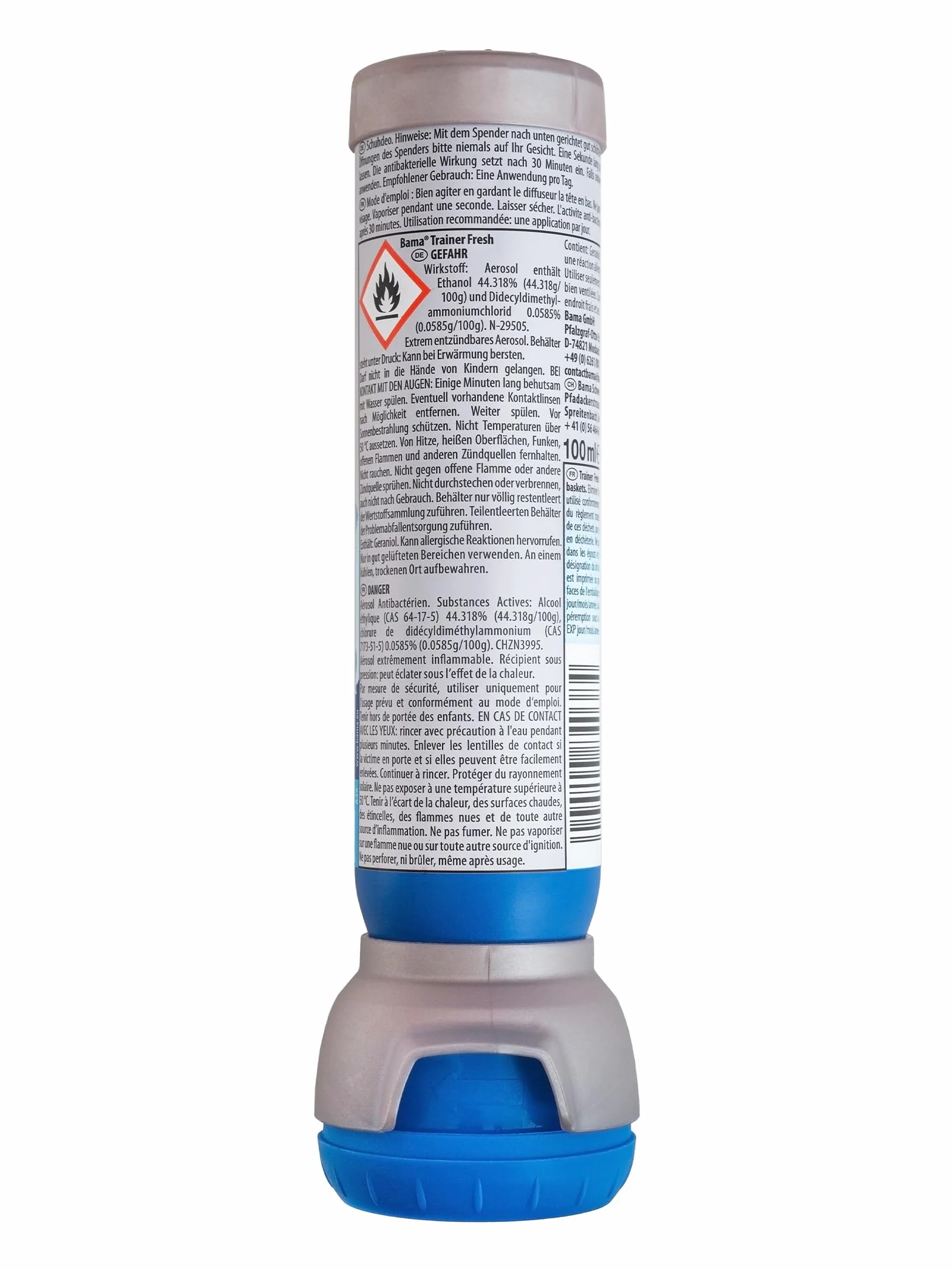 Bama Spray Desodorante para Zapatos Neutralizador de Olores 6x 100ml