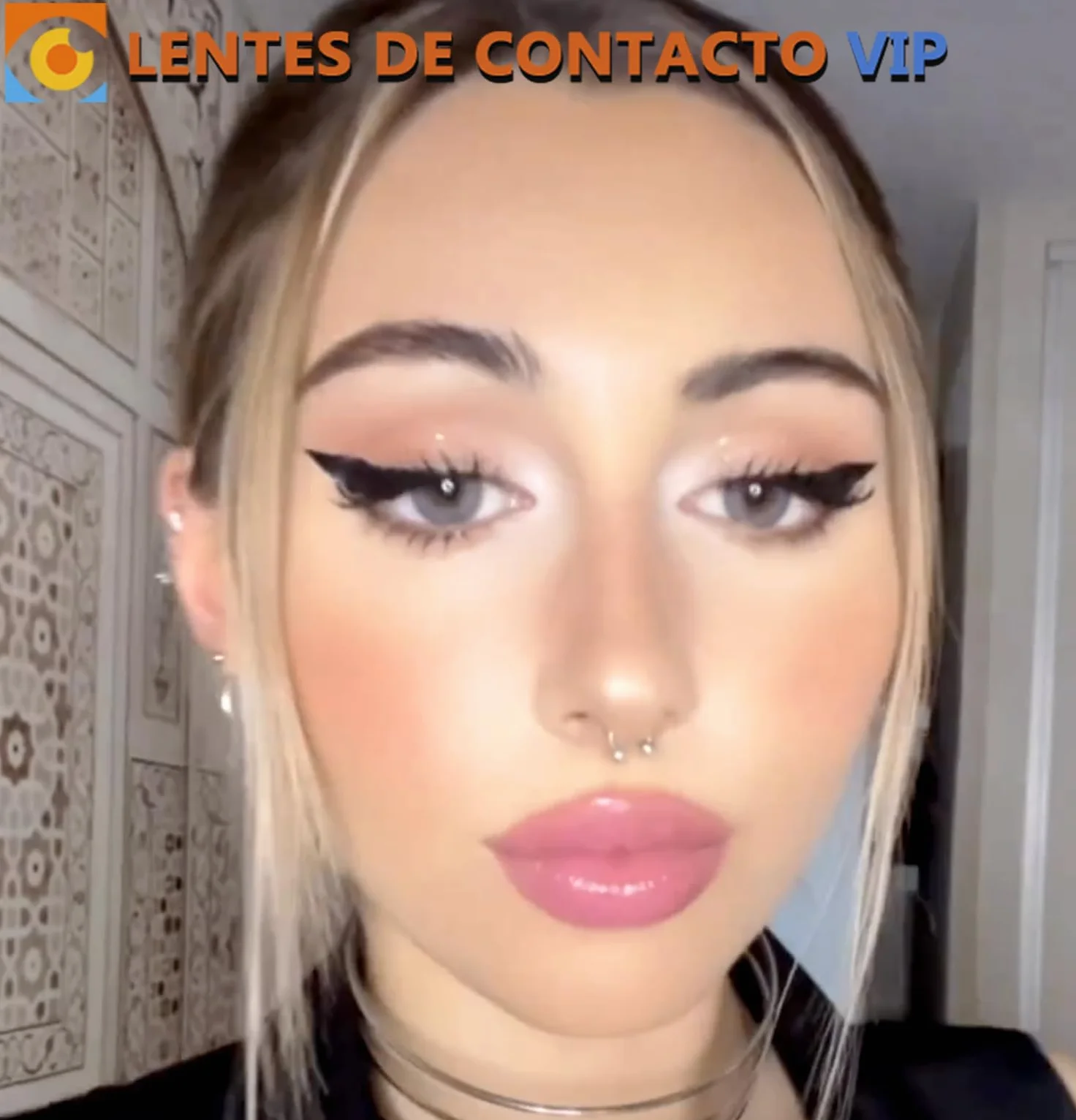 Jazz VIP Lentillas de Color gris azulado diseño super natural 2 Lentes de contacto anuales pack