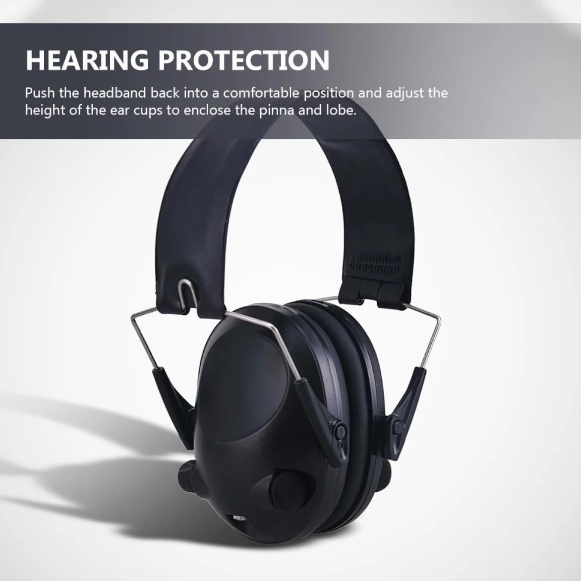 Auriculares Aislantes de Ruido Orejeras para Protección Auditiva, Diadema Acolchada y Ajustable para Trabajo en Construcción y Ambientes Ruidosos