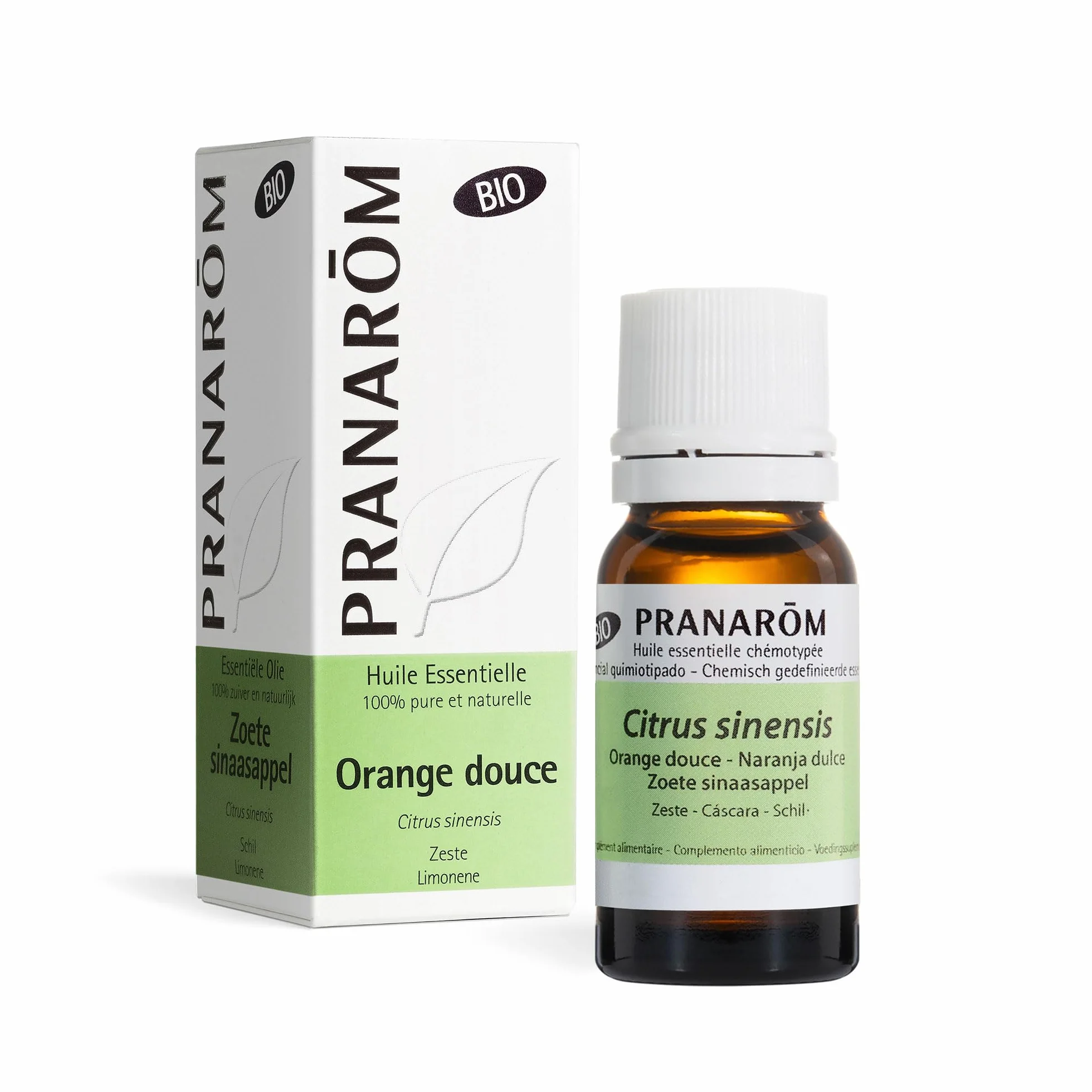 PRANAROM Aceite Esencial Naranja Dulce Bio 100% Puro y Natural HECT 10 ml