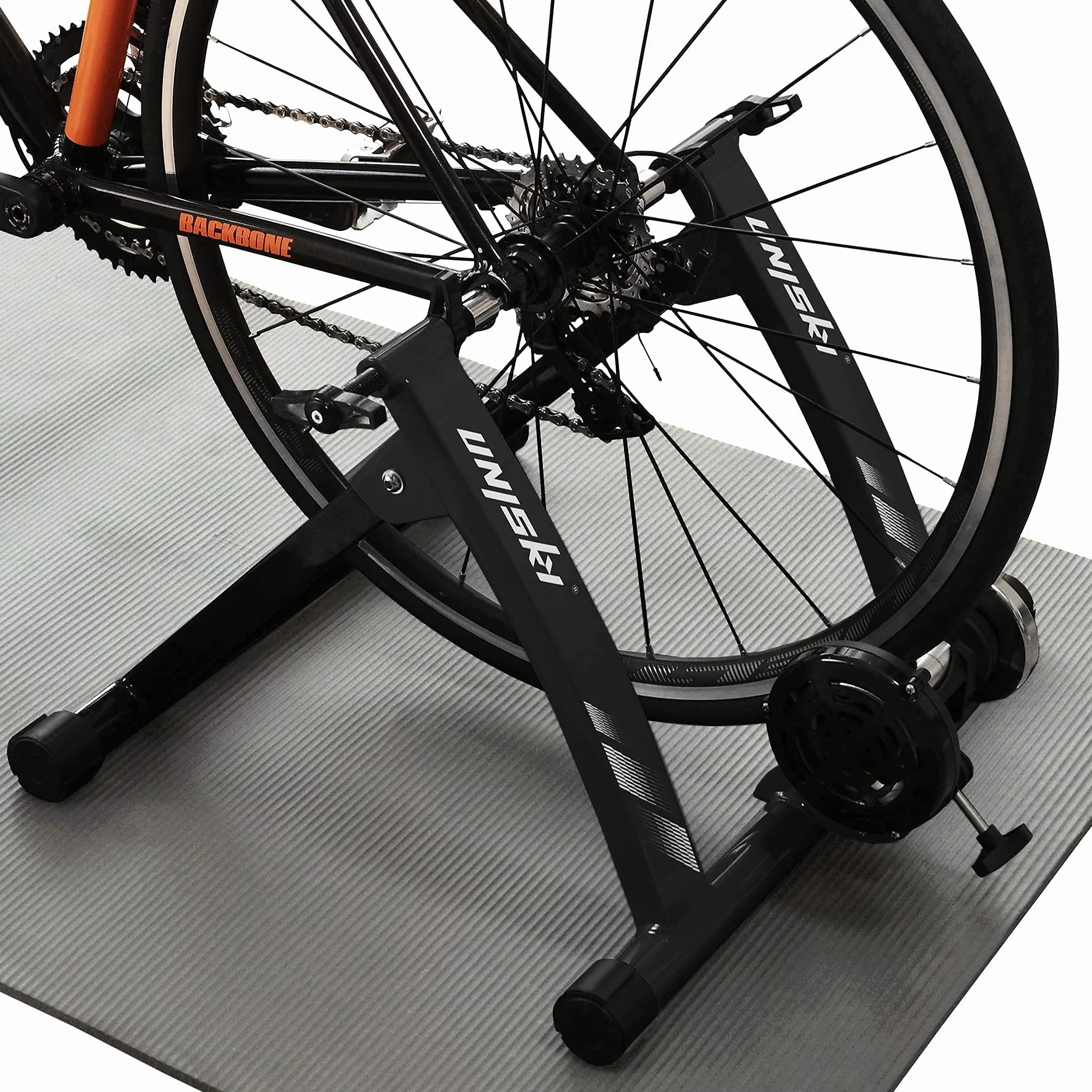 UNISKY Soporte magnético para bicicleta con 6 niveles de resistencia, apto para ruedas de 26 a 28 pulgadas, 700C