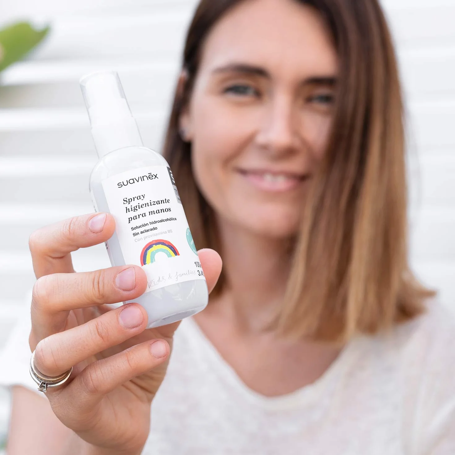 Suavinex Spray Para Manos Niños y Familia Solución Hidroalcohólica Sin Aclarado 100 ml