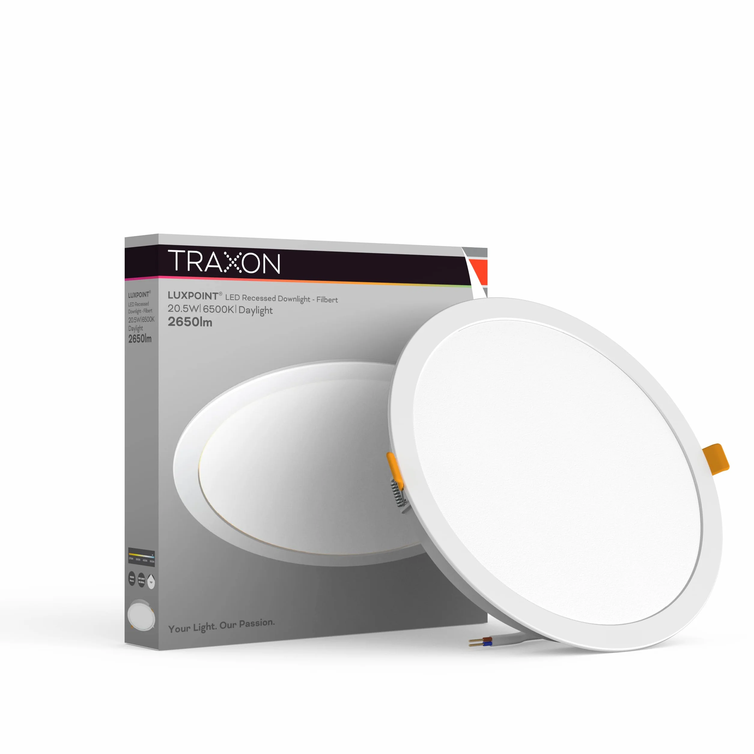 TRAXON LUXPOINT Placa downlight LED 20.5W 6500K 1900Lm IP20 Empotrable