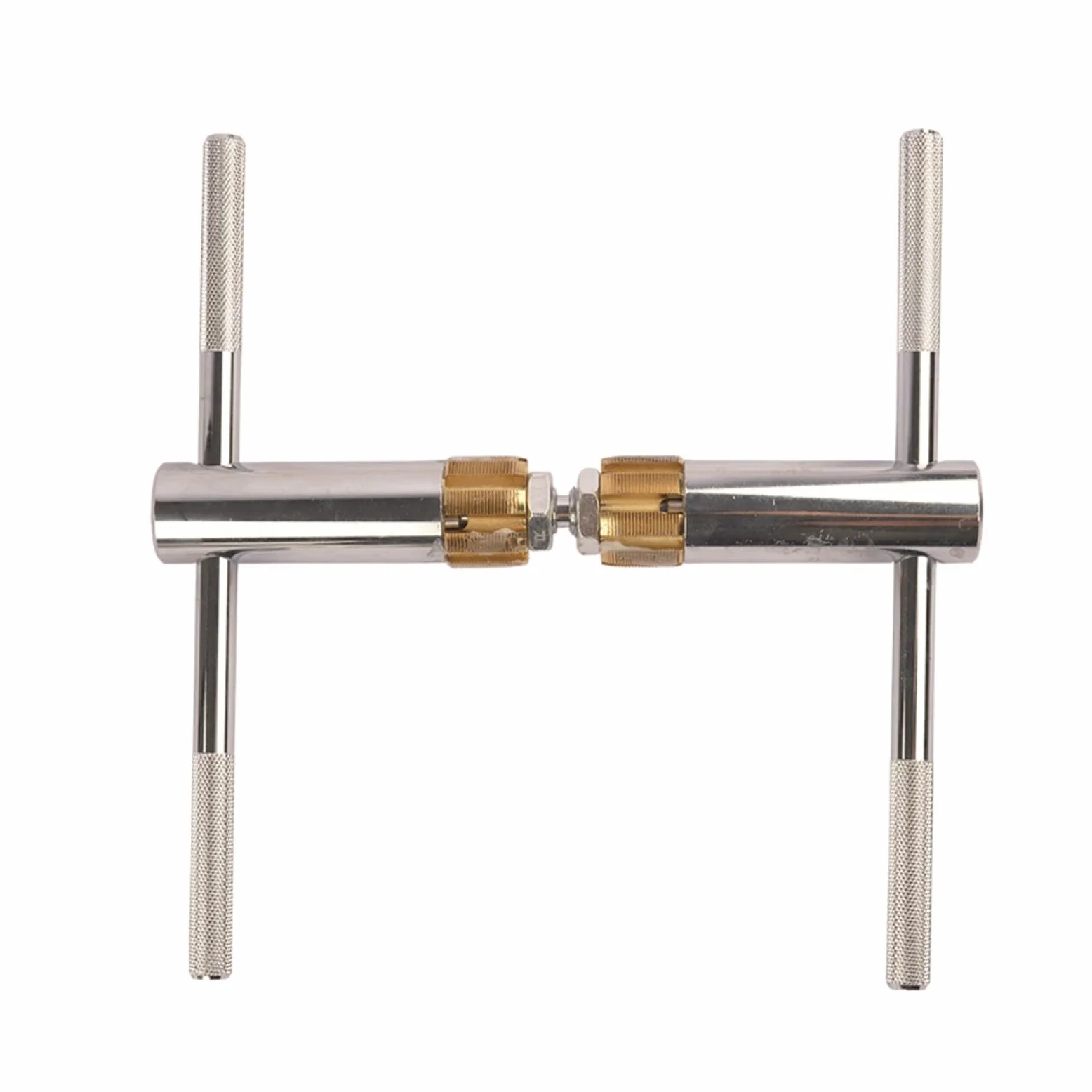 Kit de reenhebrado de marco de herramientas de rosca de pedalier de bicicleta para reparar roscas dañadas, juego de grifos de acero inoxidable con mango antideslizante para mantenimiento de