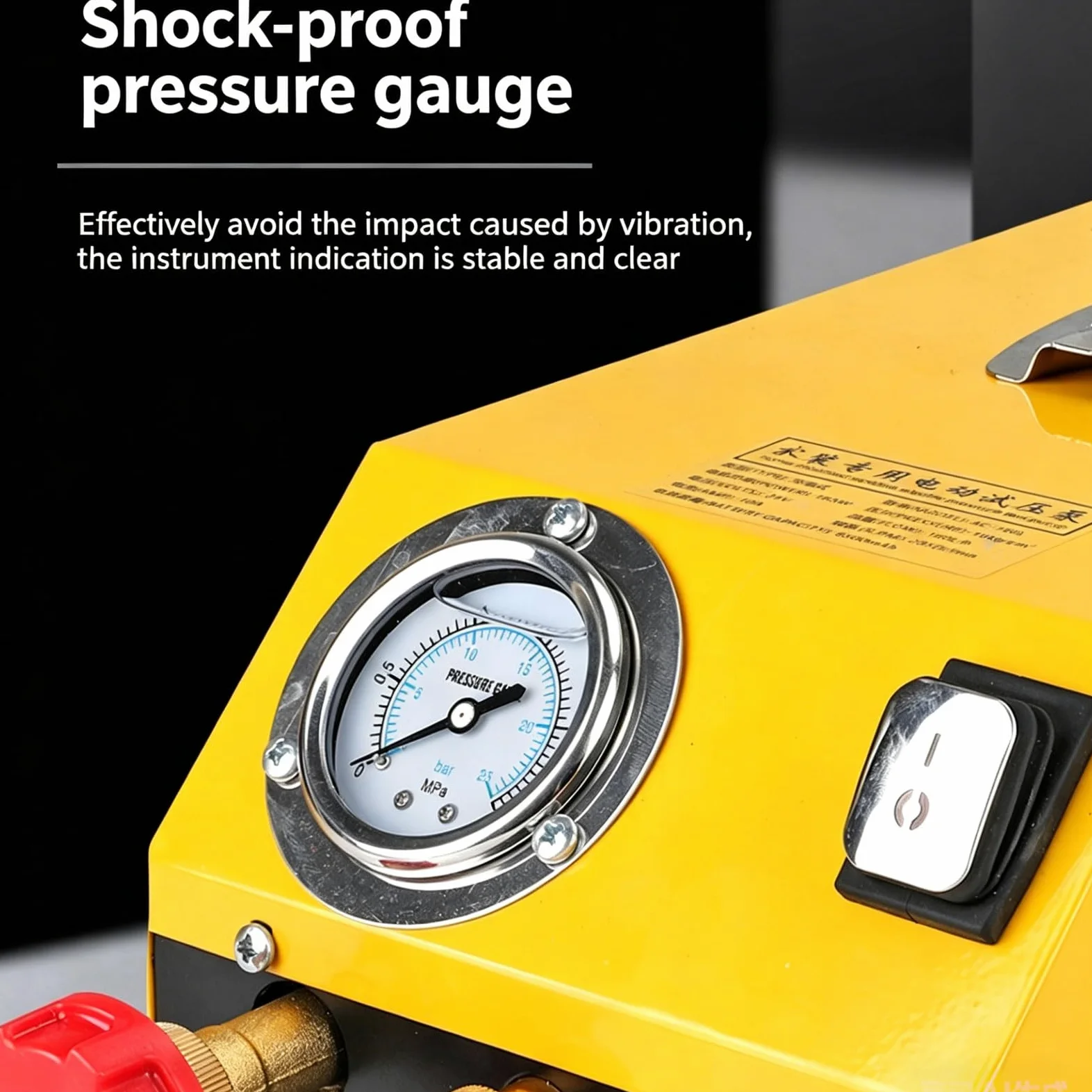 Bomba hidrostática eléctrica de Prueba, comprobador de presión de Fugas para líneas de Agua hidráulicas de 9/13/15/20/25 kg, Bomba de Prueba de Fugas de Agua (9kg)
