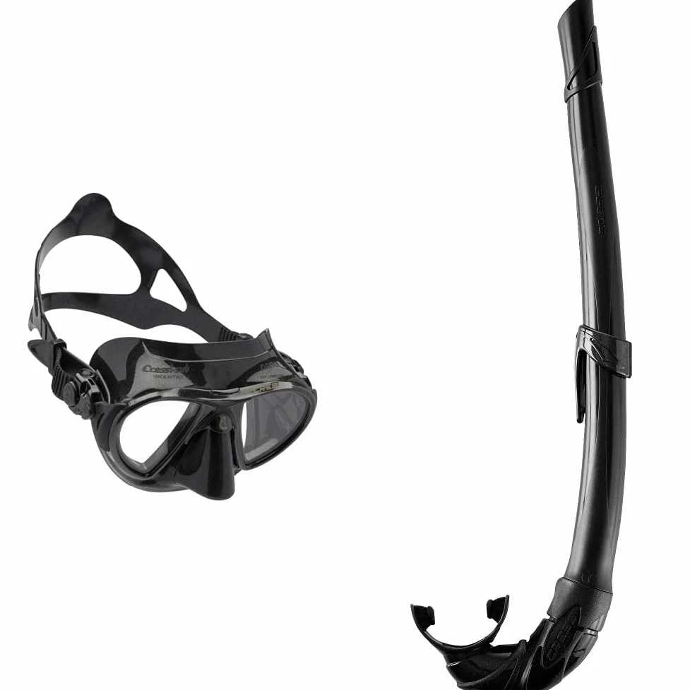 Cressi Nano 50 - Máscara de buceo, color negro