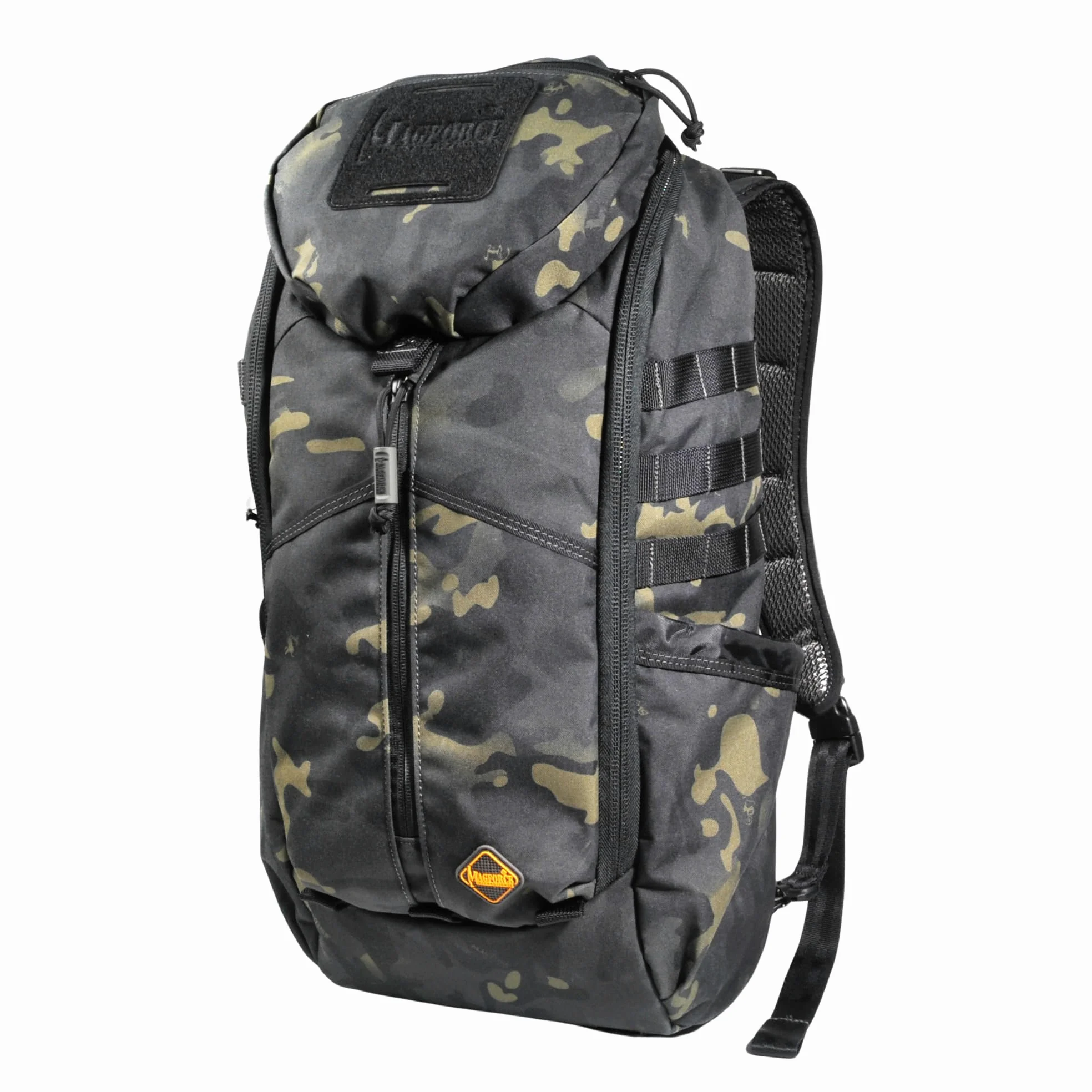 Magforce Pioneer Mochila de senderismo ligera para exteriores con sistema MOLLE, nailon balístico 500D, gran capacidad, múltiples compartimentos y correa