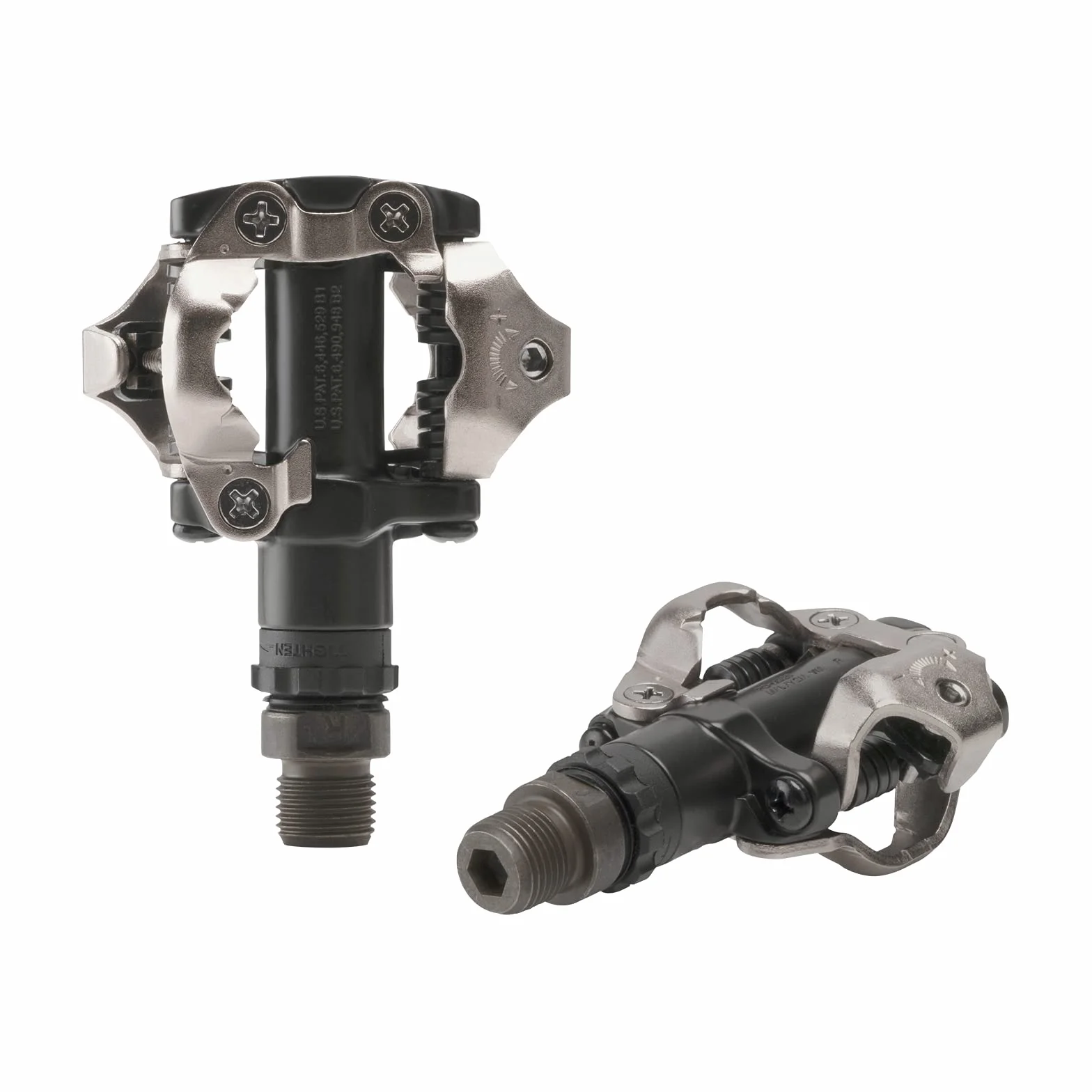 Pedales de MTB, Shimano, M520, SPD, negro