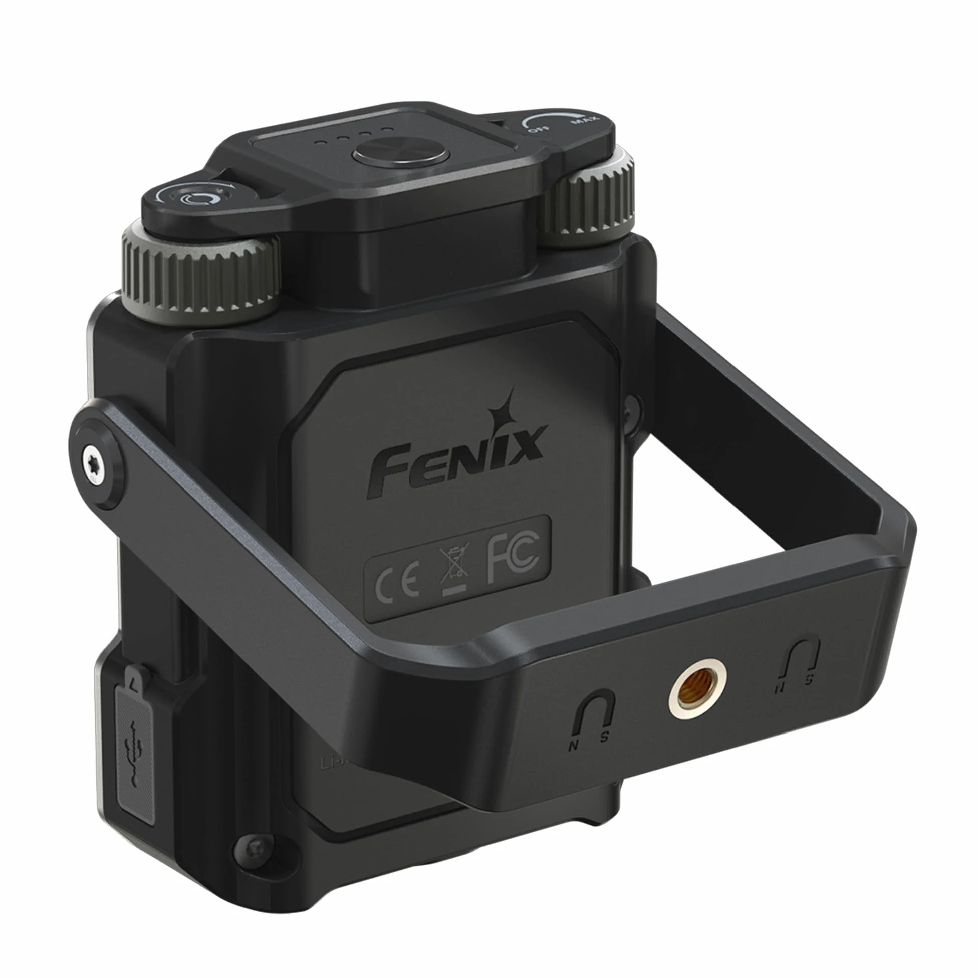 Fenix CL27R Linterna de camping, 1600 lúmenes, recargable por USB-C, impermeable, portátil, con LED blancos y rojos y organizador Lumentac para emergencias de corte de energía por huracanes y lugares