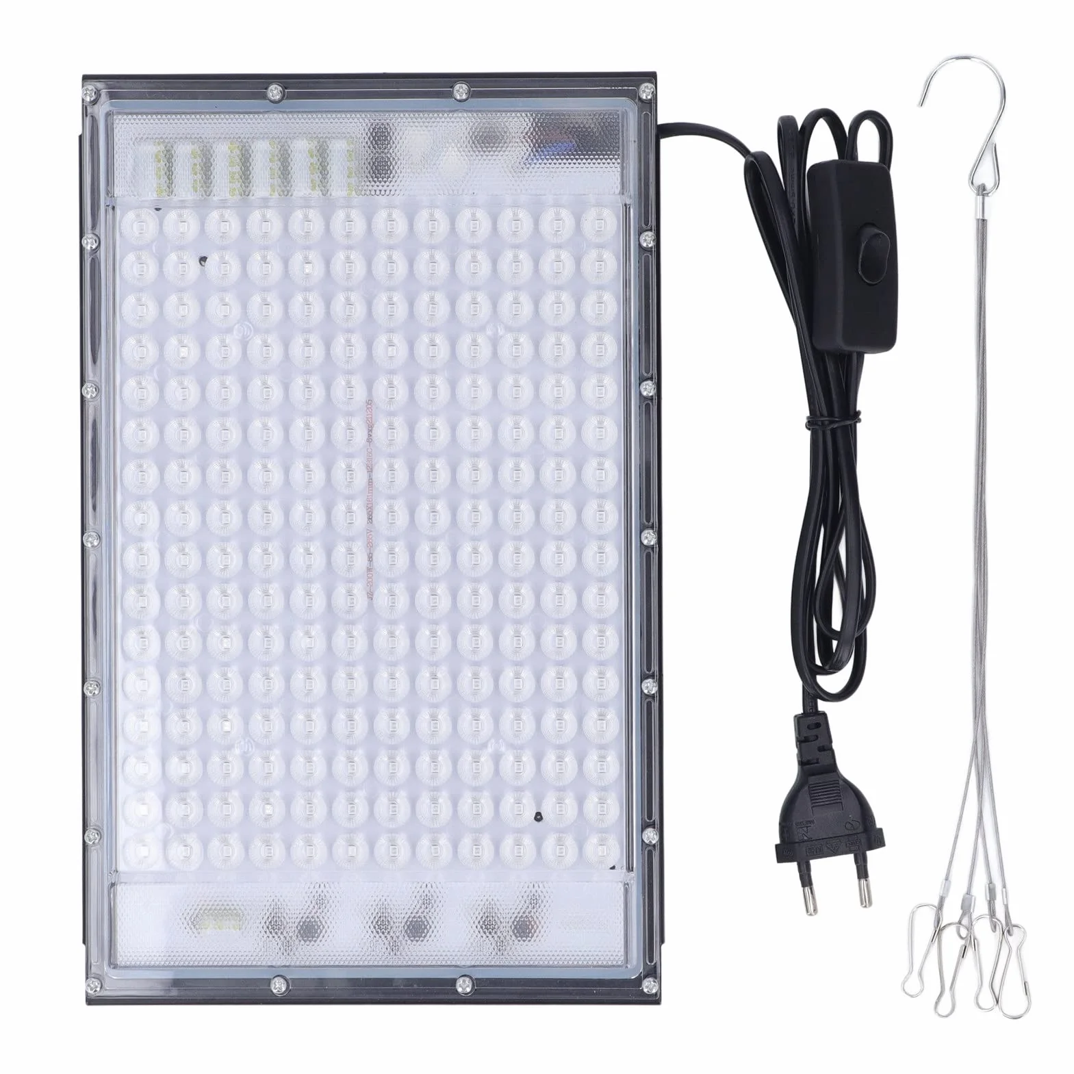 Lámpara de Bronceado 460nm 192 LED Luz Azul para Cara y Cuerpo con Kit Colgante