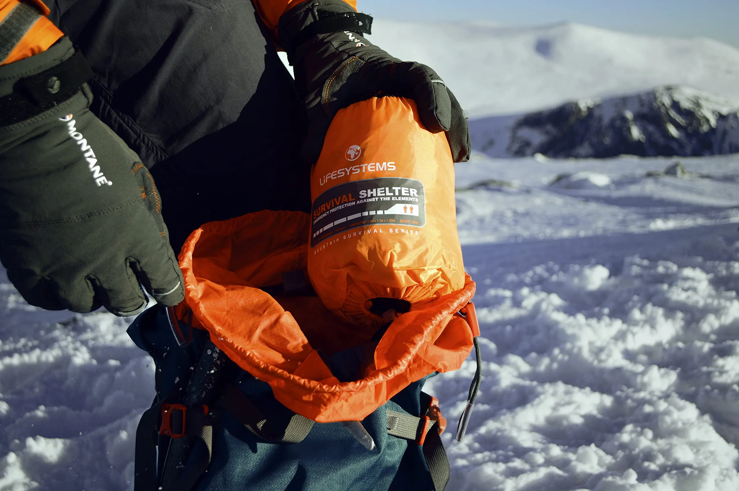 Lifesystems Refugio de Supervivencia de Emergencia Storm Mountain para Senderismo y montañismo