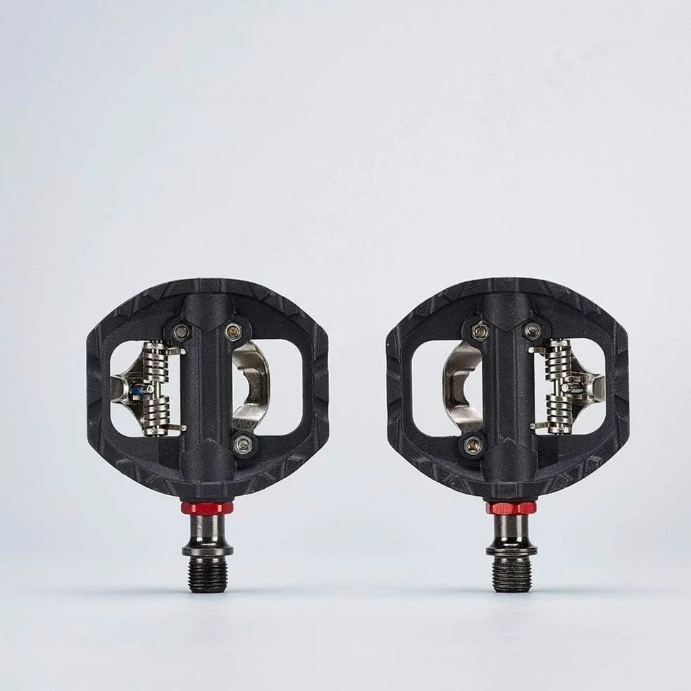 SDGBCXD， Pedales de Bicicleta, Pedal de Bicicleta MTB, Pedal autoblocante, Pedal automático, adaptadores de Plataforma Dual con Tacos para,Pedales