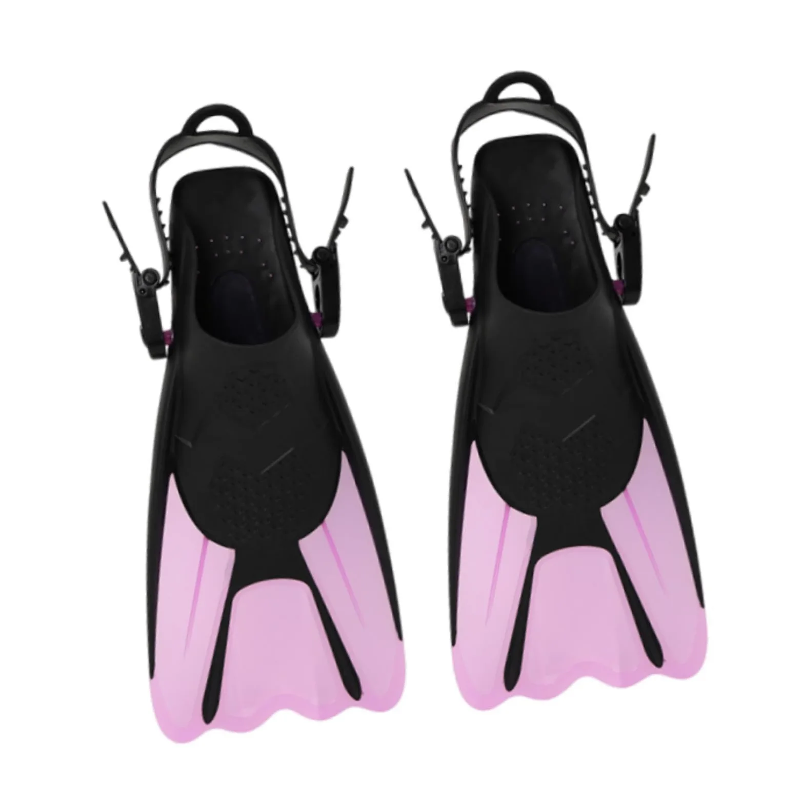 Amagogo Aletas de Buceo, Aletas de Snorkel, de Buceo y Snorkel Resistentes y Ligeras con Correa Ajustable para Viajes.