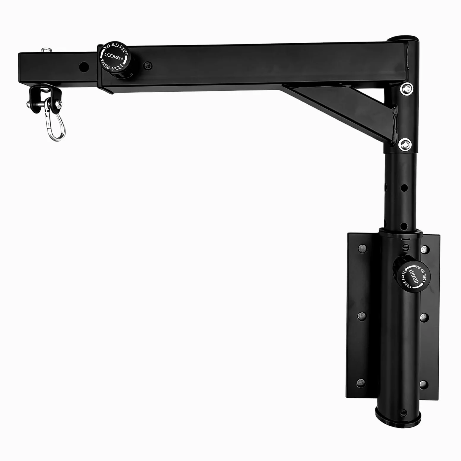 Soporte de Pared para Saco de Boxeo Ajustable con Rotación Silenciosa 360°, hasta 250 kg