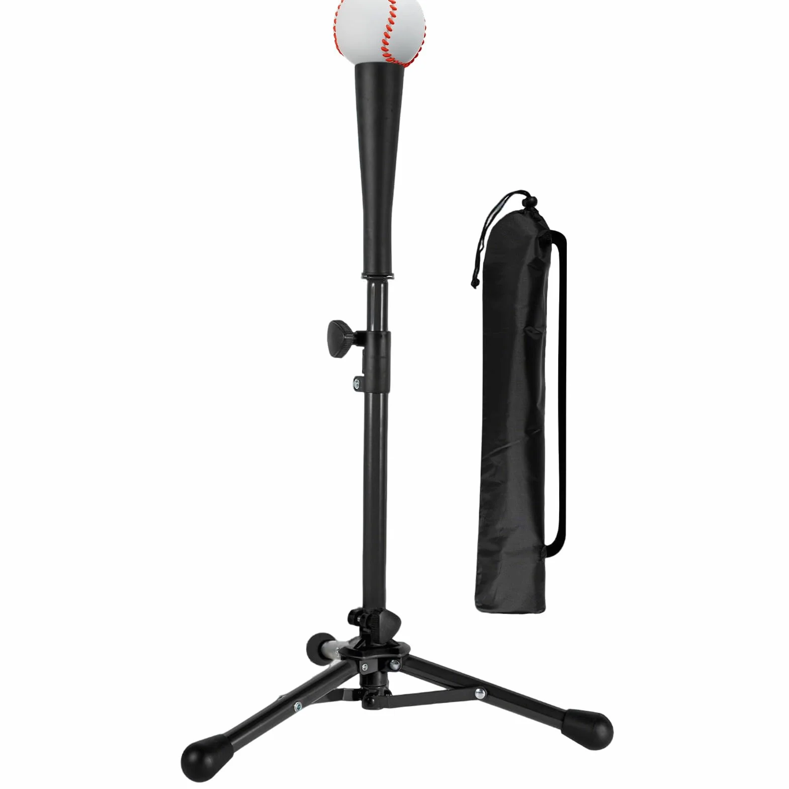 Camina de camiseta, camiseta de béisbol juvenil, Altura ajustada T Ball Ball Batting Tee, Stand ergonómica reutilizable con bolsa para un entrenador de lanzamiento de seguridad para principiantes para