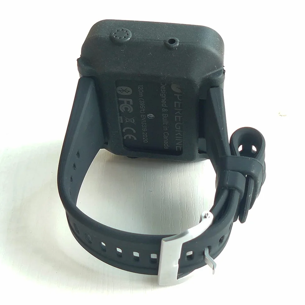 Funda protectora de silicona para ordenador de buceo Shearwater Peregrine/Peregrine TX (negro)
