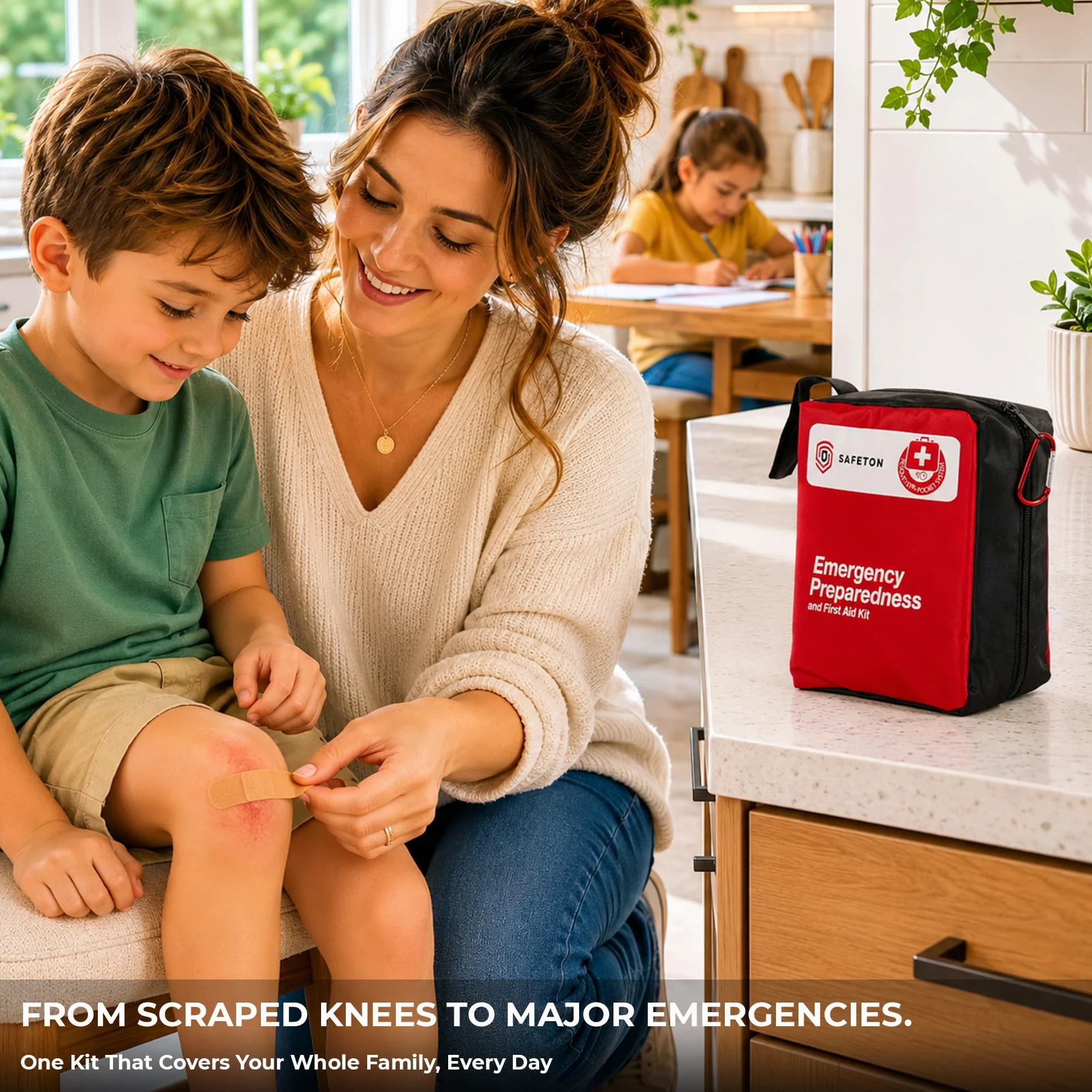 Kit de emergencia First Aid Kit: Añadir al equipo de camping, hogar, dorm, equipo de supervivencia y equipo, caza, accesorios de camping, kit de supervivencia para coche, accesorios de viaje