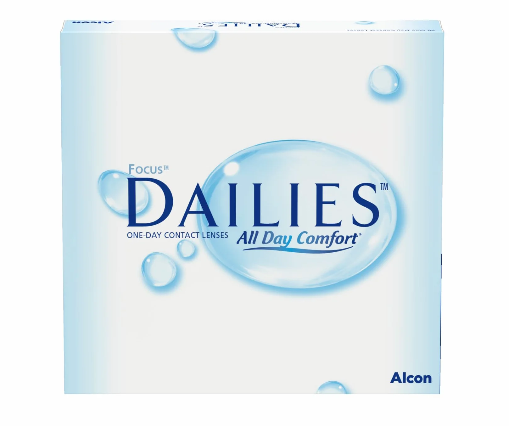 Dailies All Day Comfort Lentes de contacto de reemplazo diario Pack de 90 R 8.6 mm D 13.8 mm -4.50 Dioptrías