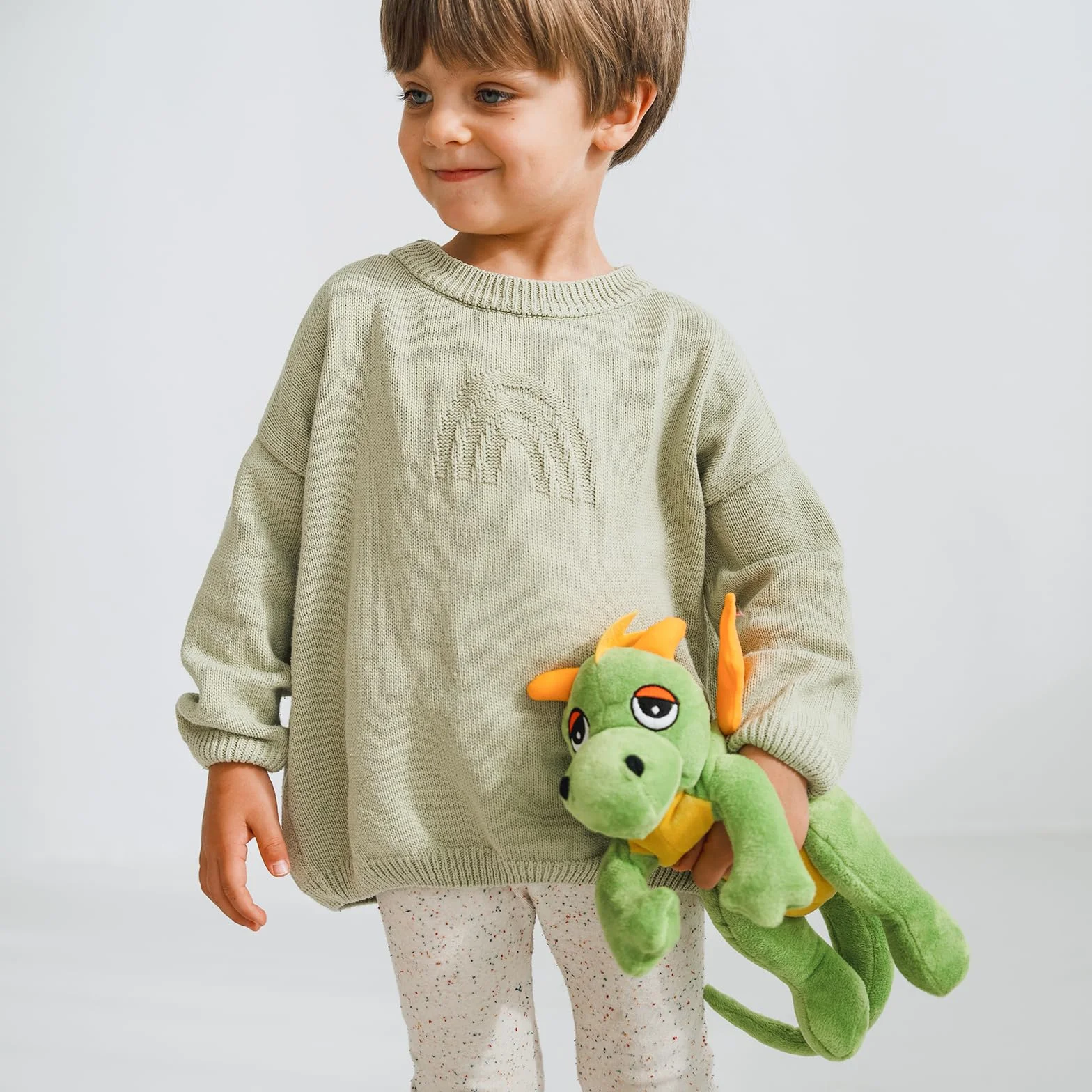 Habibi Plush Calor Dragón Verde