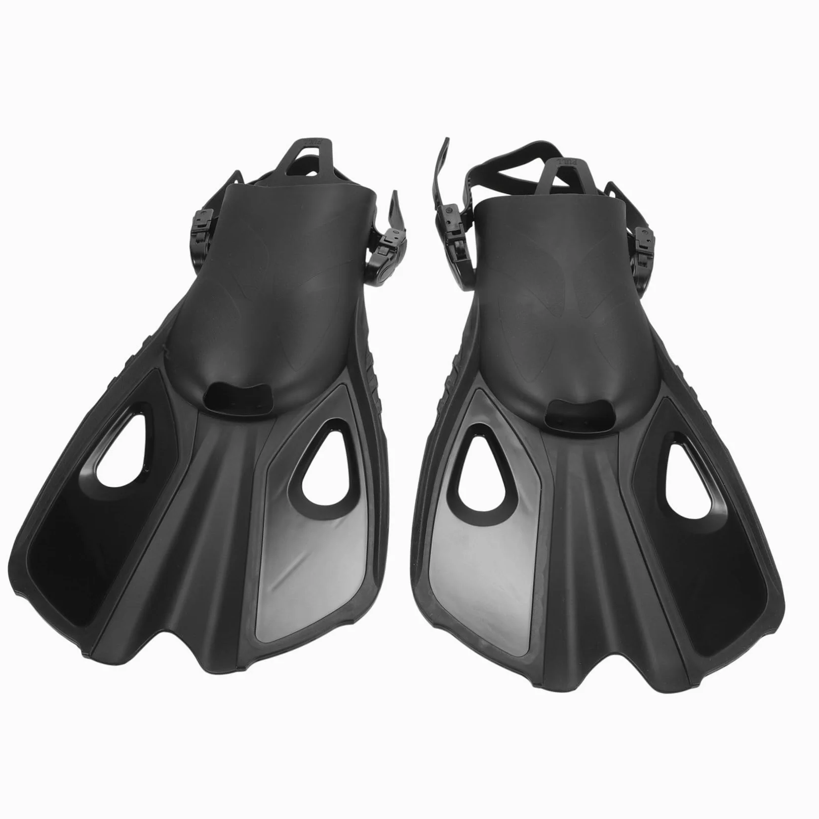 Happyyami Aletas para Nadar Aletas de Natacion para Hombre Aletas Cortas tamaño Viaje Aletas Aletas natación Nadadores Aleta de Buceo Aletas de Snorkel para Adultos Caucho Blue