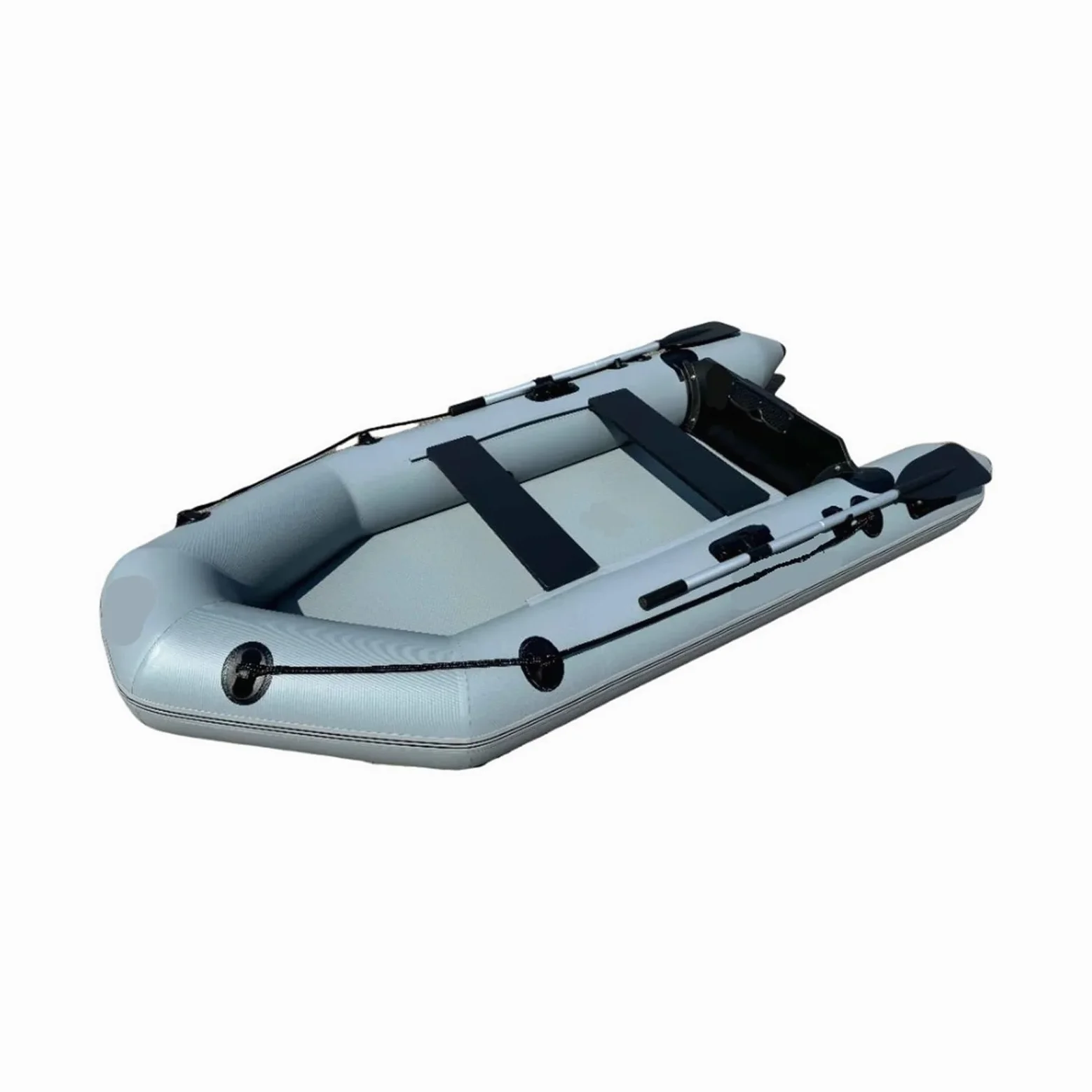 Barco Inflable de PVC 9,2 pies for Pesca, Surf, Kayak y Barcos Carreras, Asalto portátil for Deportes acuáticos al Aire Libre 3 a 4 Personas