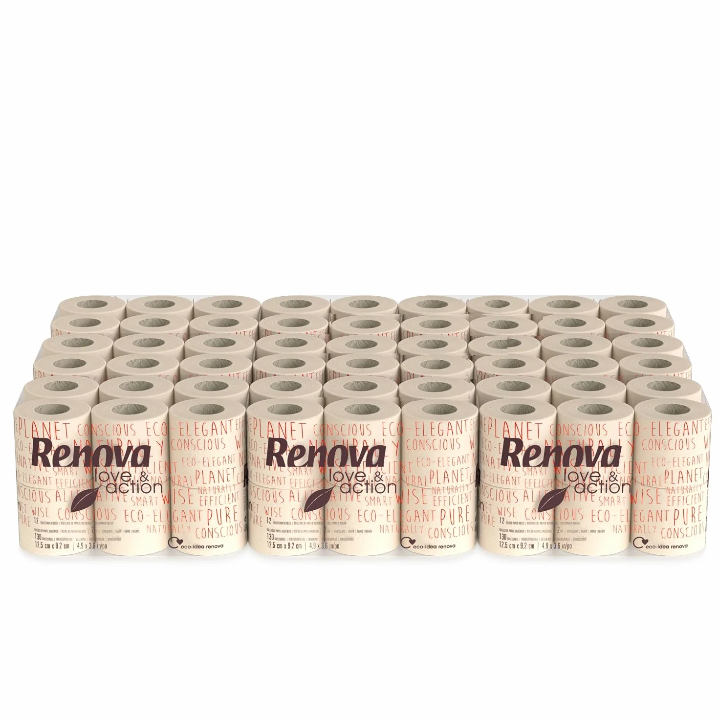 Renova Papel Higiénico Love&Action 108 Rollos Ecológicos FSC Ecolabel