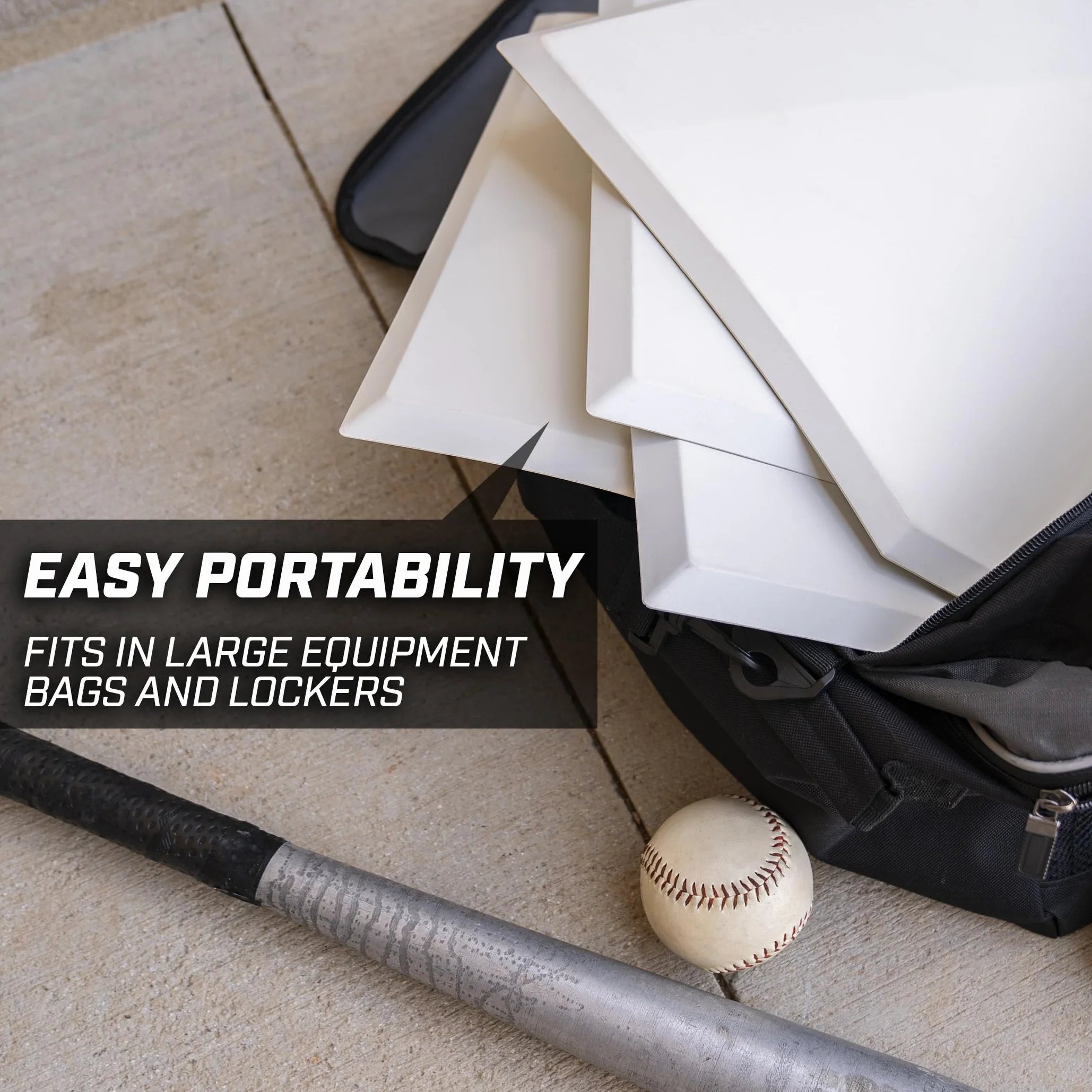 GoSports - Juego de base de béisbol y sóftbol de 4 piezas, resistente para atletas
