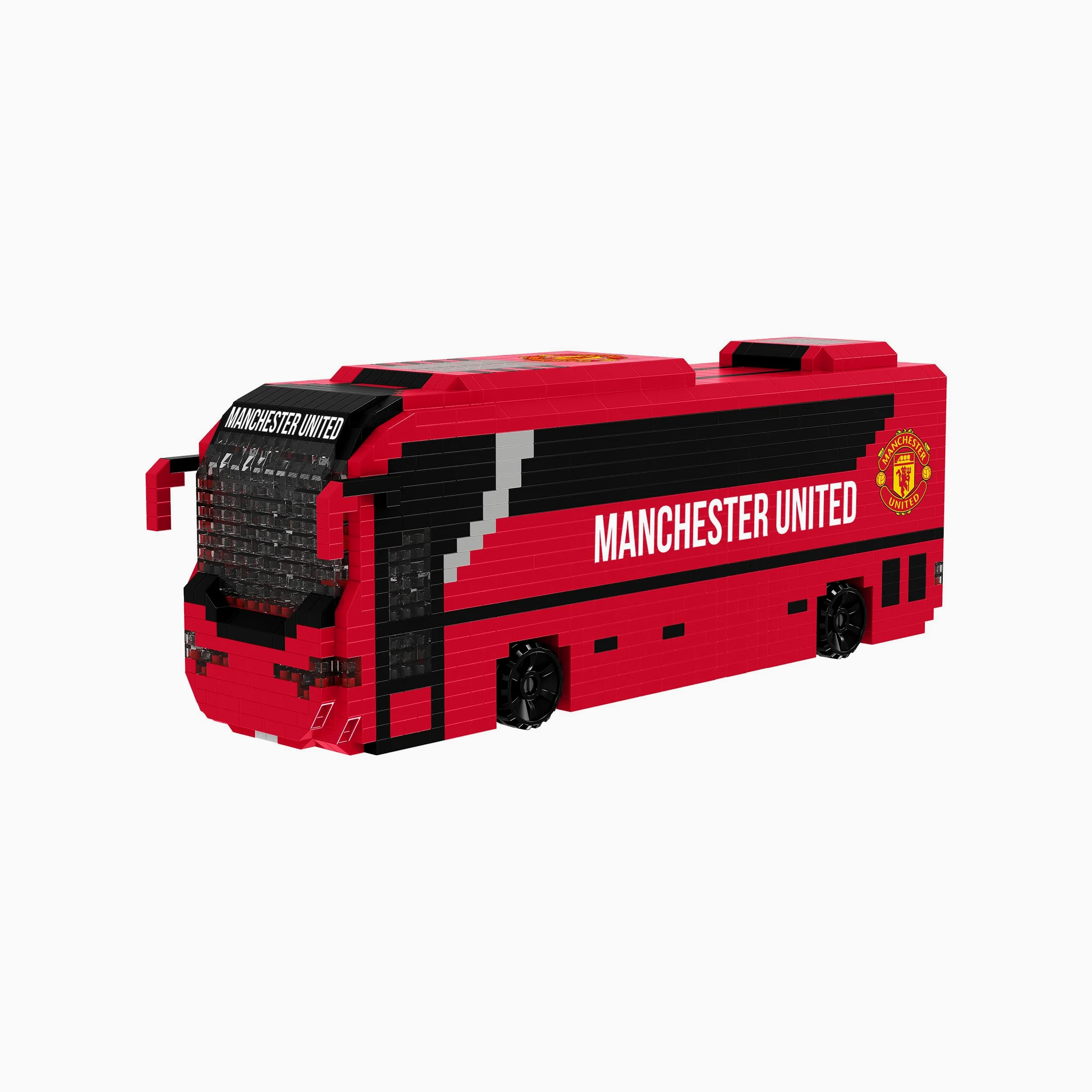 FOCO Licencia oficial del Manchester United FC BRXLZ Piedras 3D Fútbol Autocar Kit de construcción