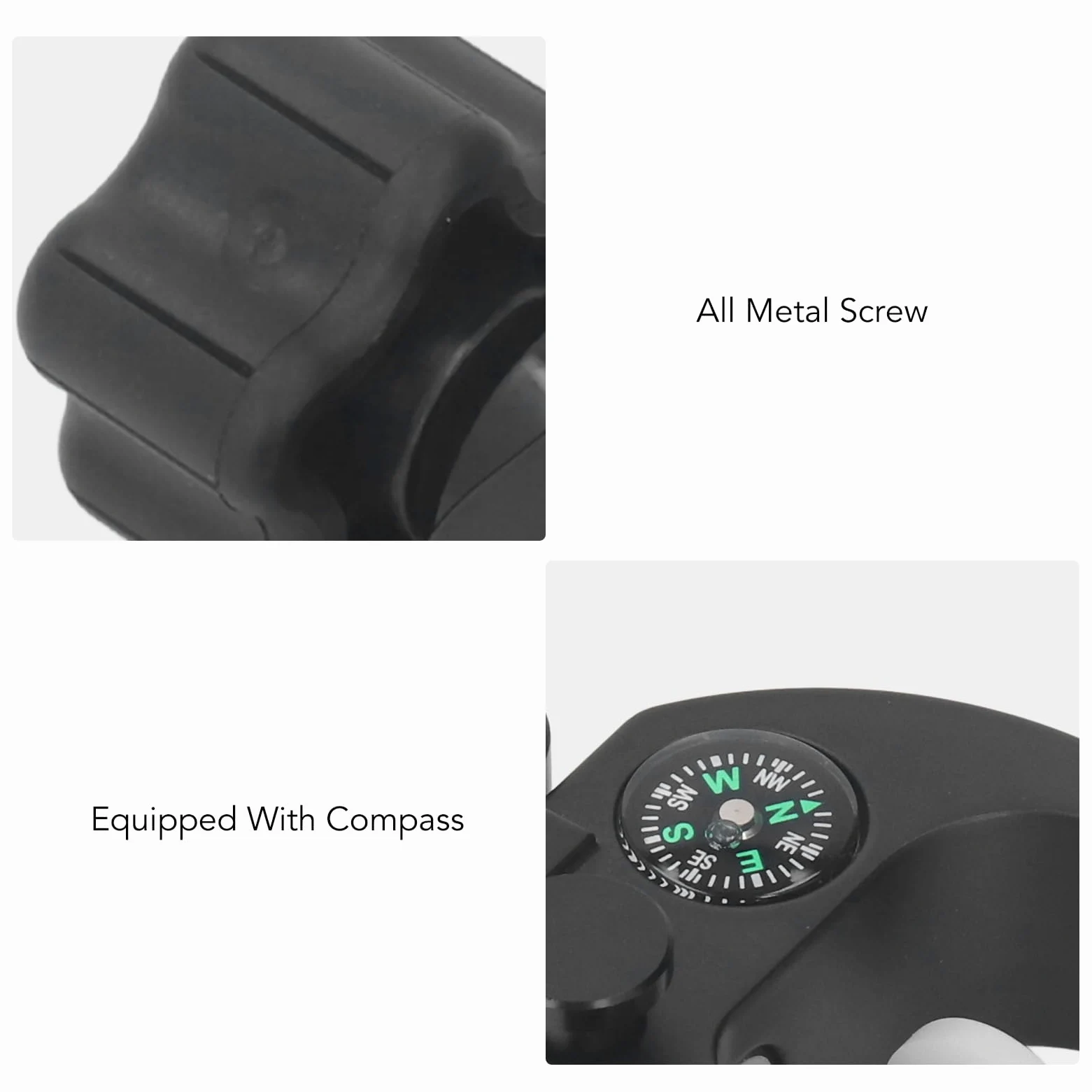 Soporte colector con brújula GPS RTK Soporte Universal portátil Ajustable para Soporte de Poste para iHand30, Accesorios industriales, Material de Aluminio anodizado Duradero con