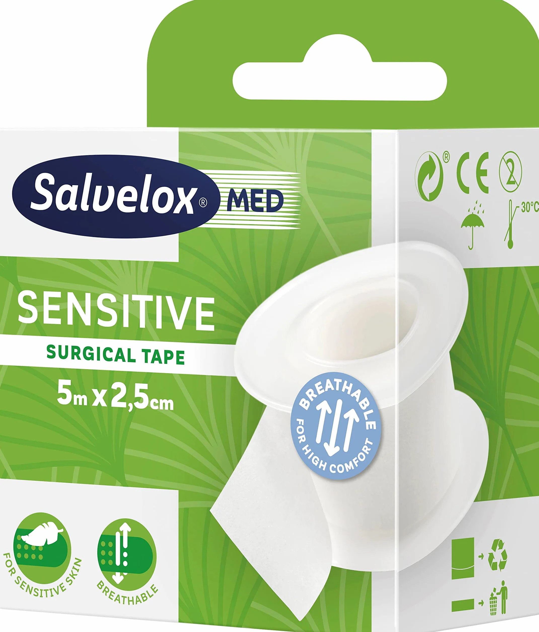Salvelox Esparadrapo 5 m x 2.5 cm 1 unidad