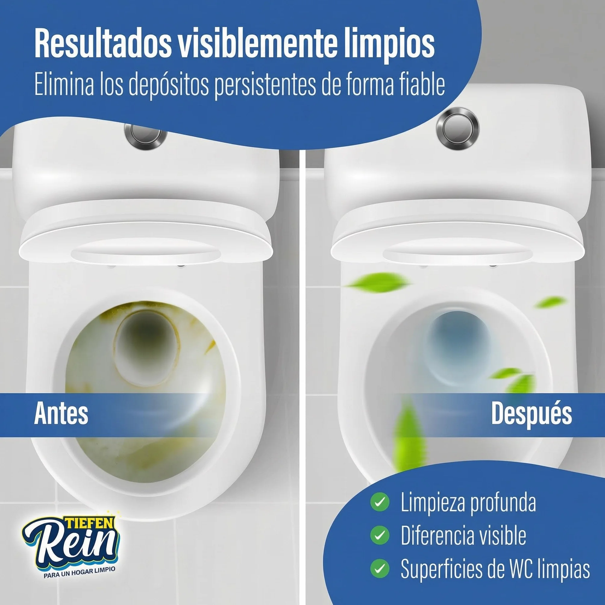 Piedra Pómez WC Profesional 4x – Piedra Pómez para Limpieza contra Cal y Manchas