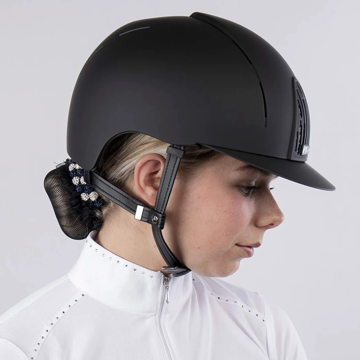 KEP ITALIA - Casco cromado Smart – Black – L